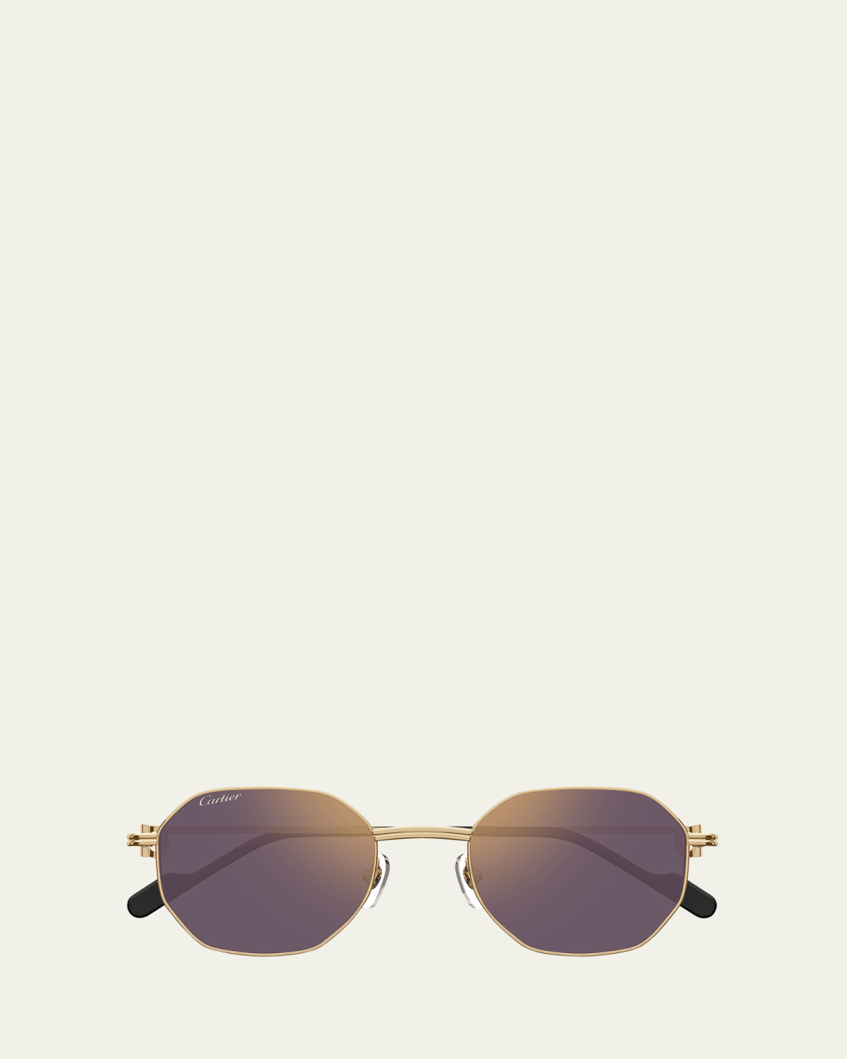 Signature Steel & Plastic Rectangle Sunglasses