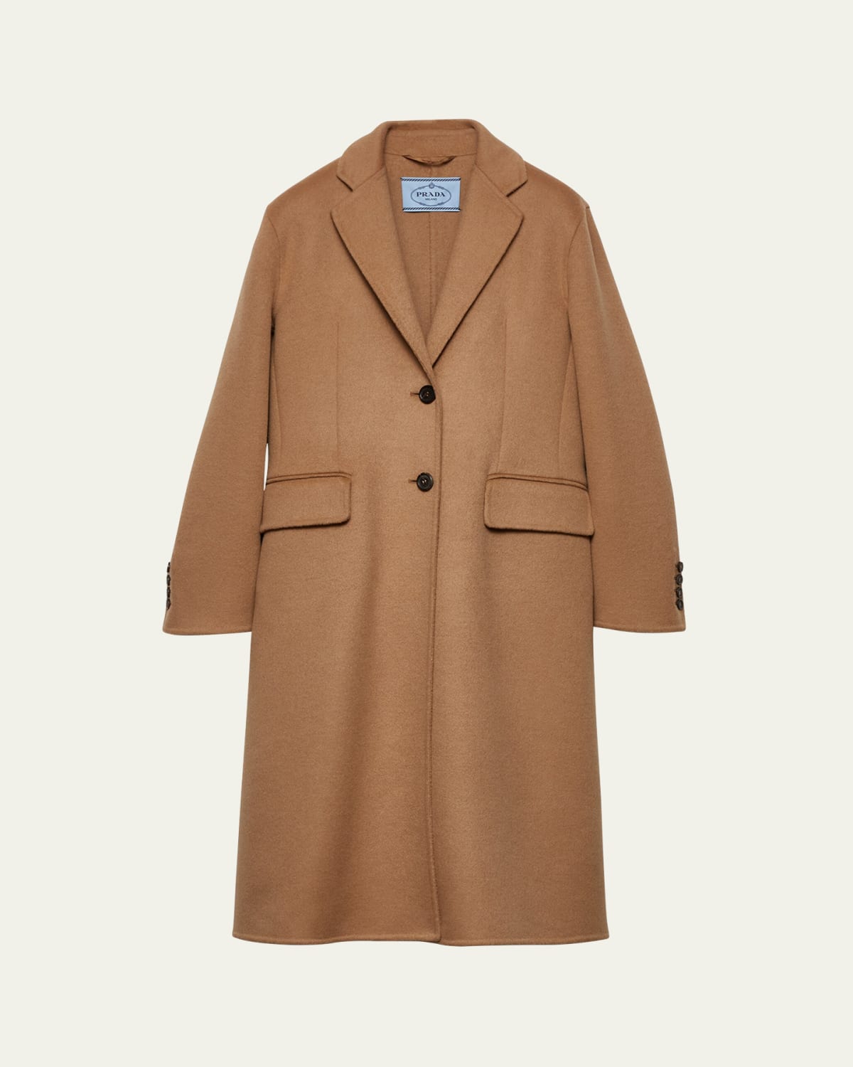 Prada Cashmere Single-Breasted Coat - Bergdorf Goodman