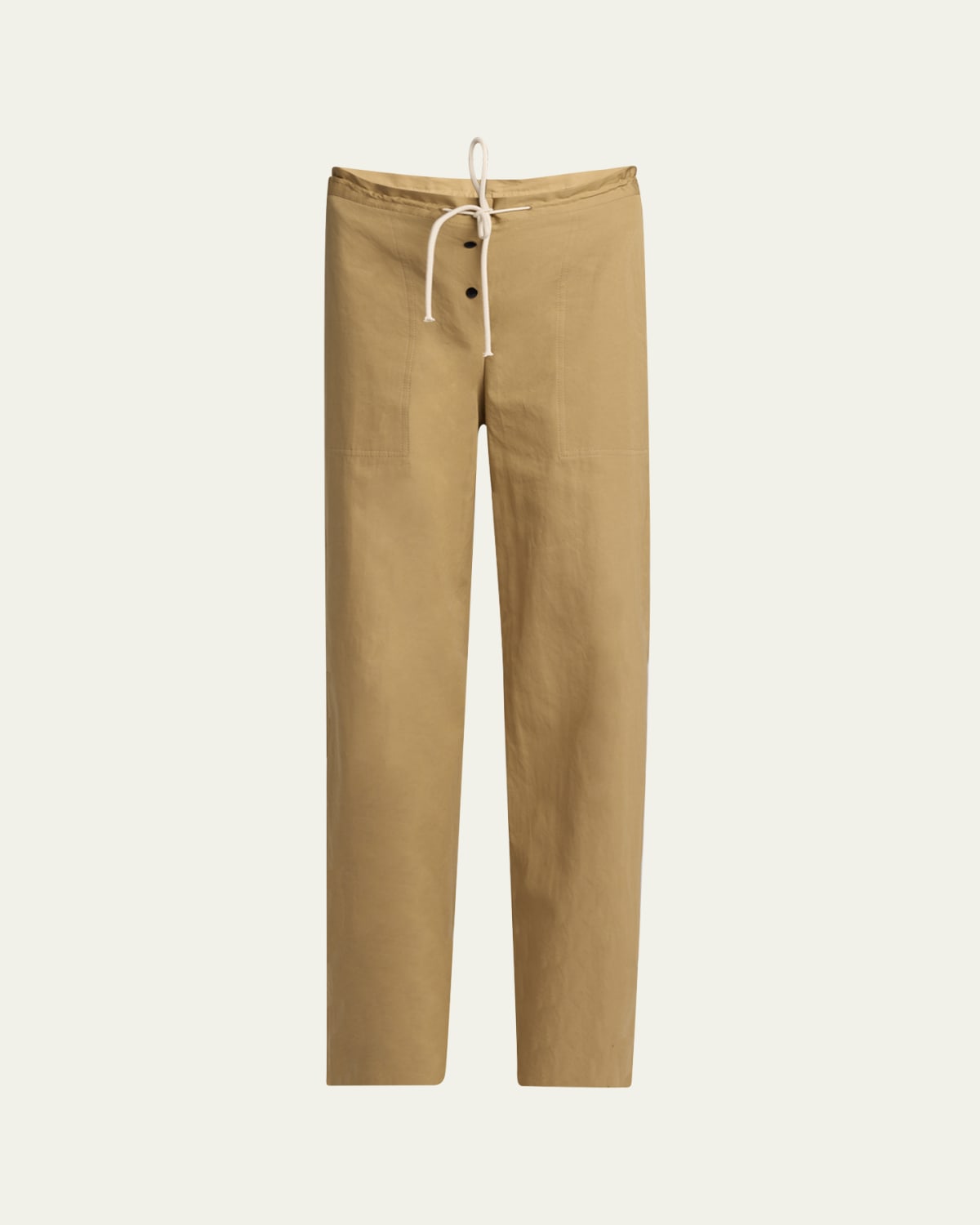 THE ROW Gala Straight-Leg Wool Pants - Bergdorf Goodman
