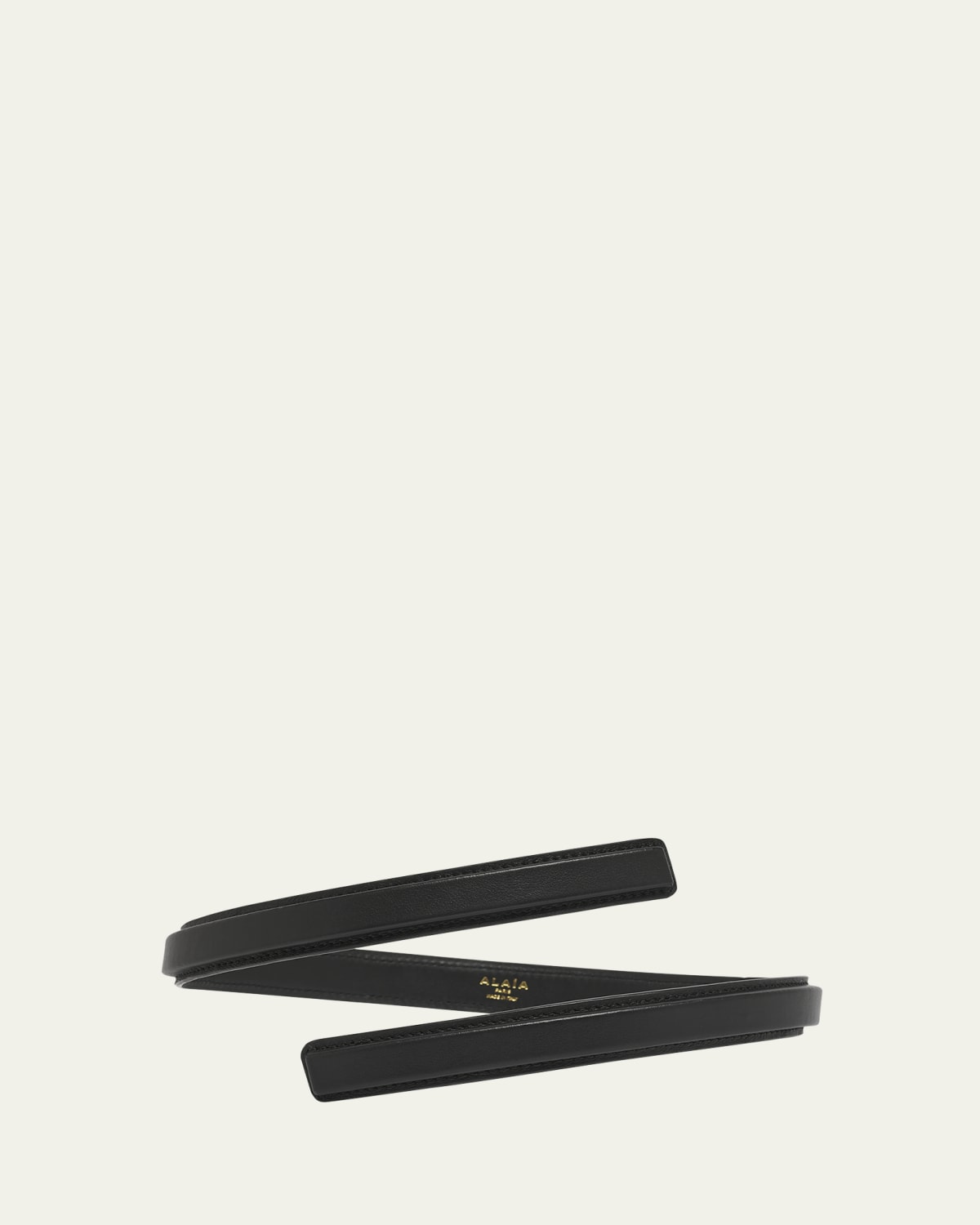 【ALAIA】DOUBLE THIN BELT Alaïa Leather Double Large Belt | Harrods US