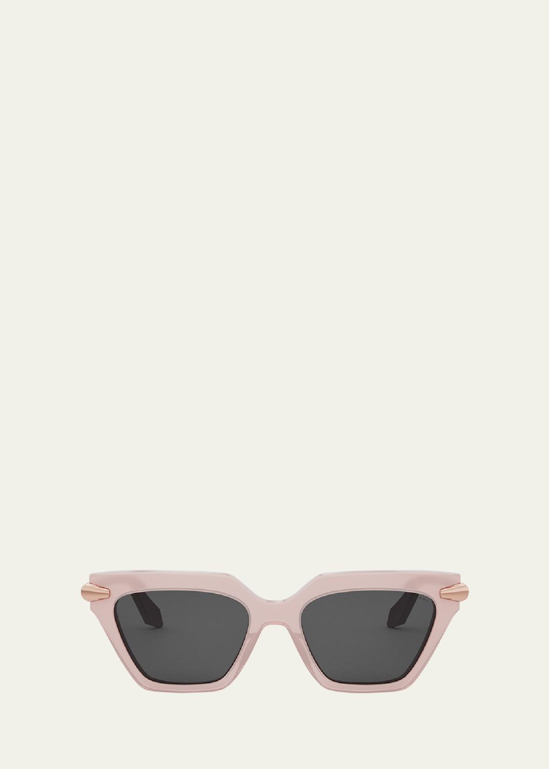 Bvlgari / Bulgari Women\'s \'Serpentini\' Cat-Eye Sunglasses in Pink Frames Bvlgari Cat Eye Sunglasses Pink for Women for sale | eBay main image 3