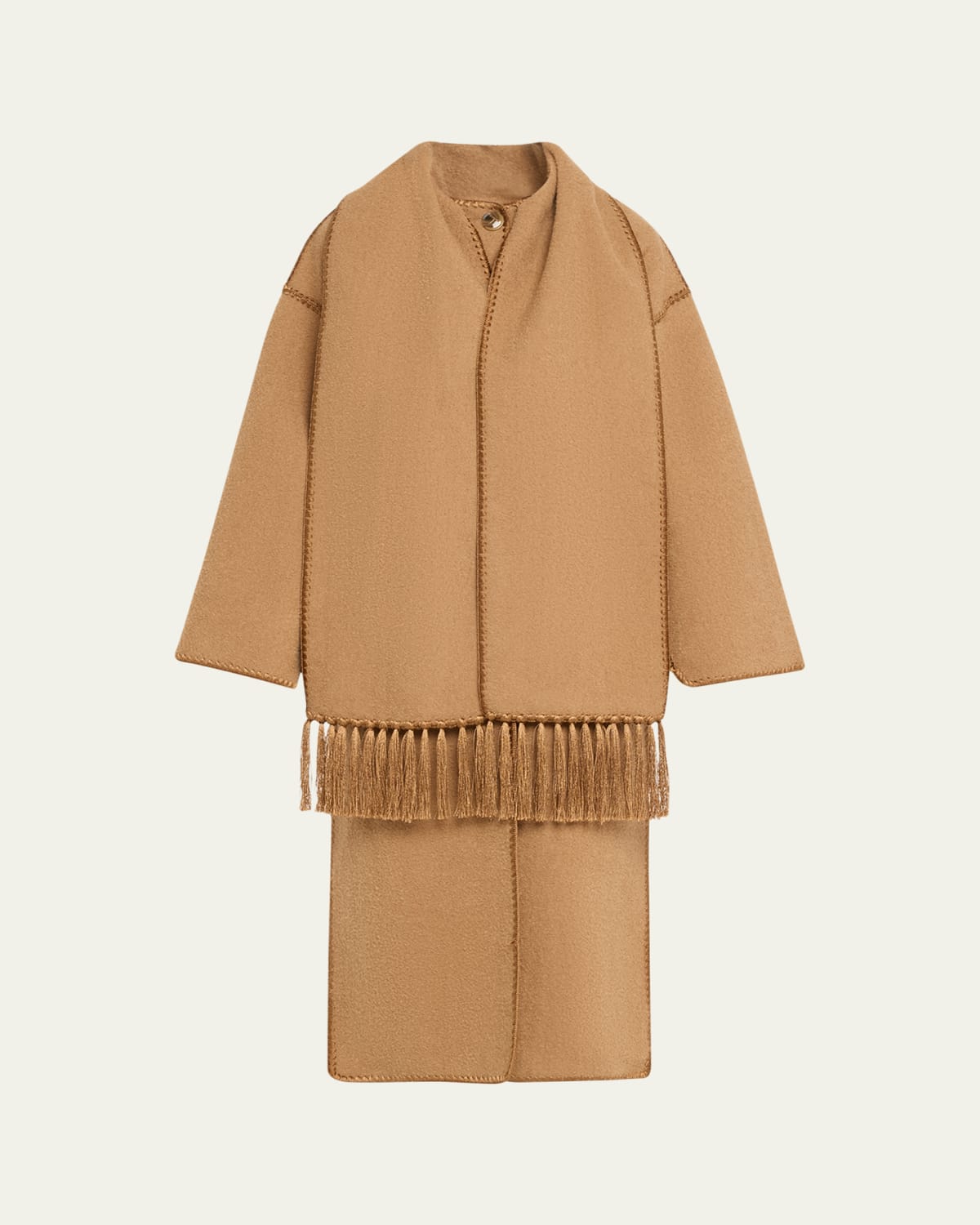 Scarf Wool Coat