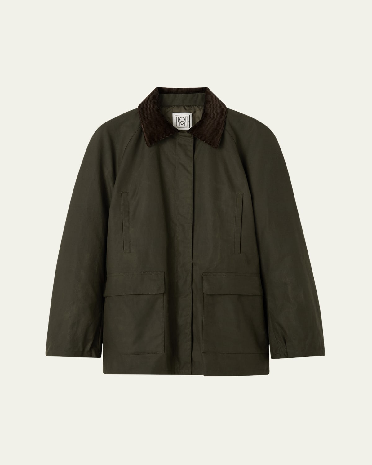 Cropped Signature Double Wool Jacket
