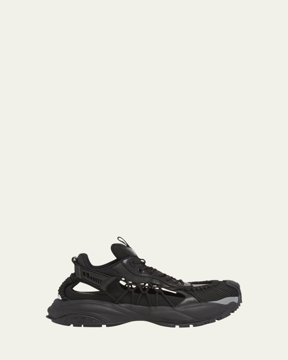 Versace Men's Odissea Leather Low-Top Sneakers - Bergdorf