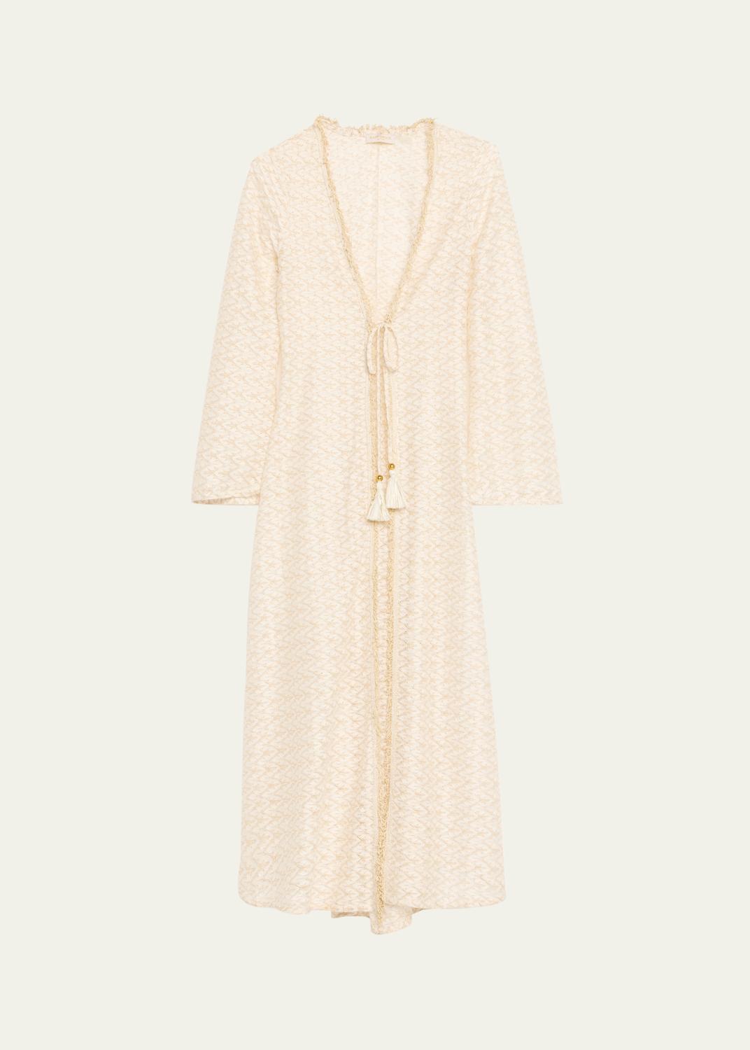 Ulla Johnson Linnea Crochet-Trim Midi Sun Dress Coverup - Bergdorf