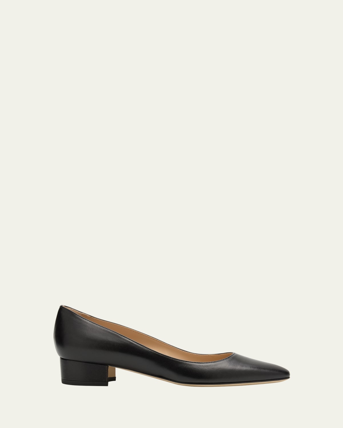 Carolyne Pleated Satin Mule Pumps