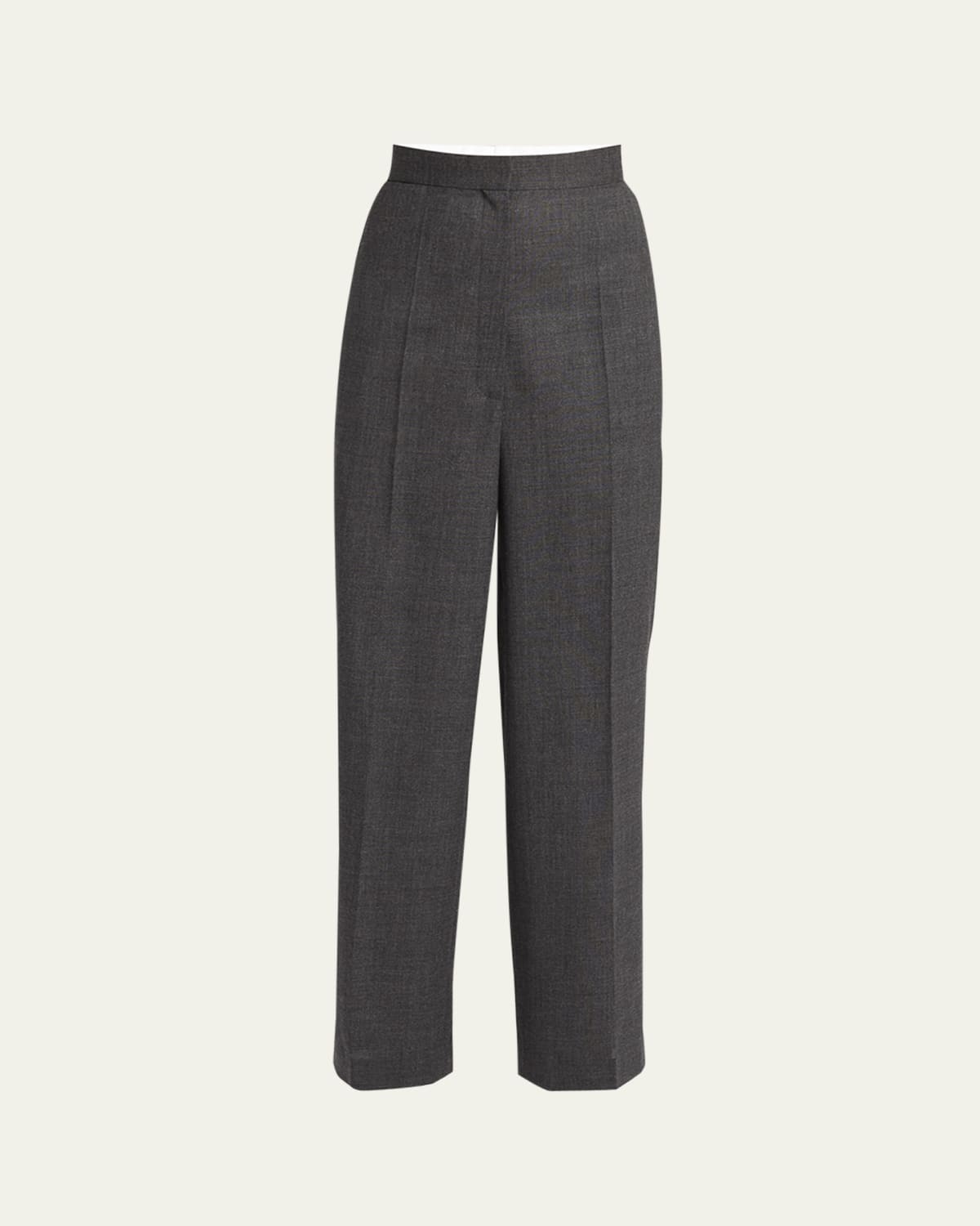 【訳あり】 ROW THE Gala Goodman Bergdorf - Pants Wool Straight-Leg パンツ