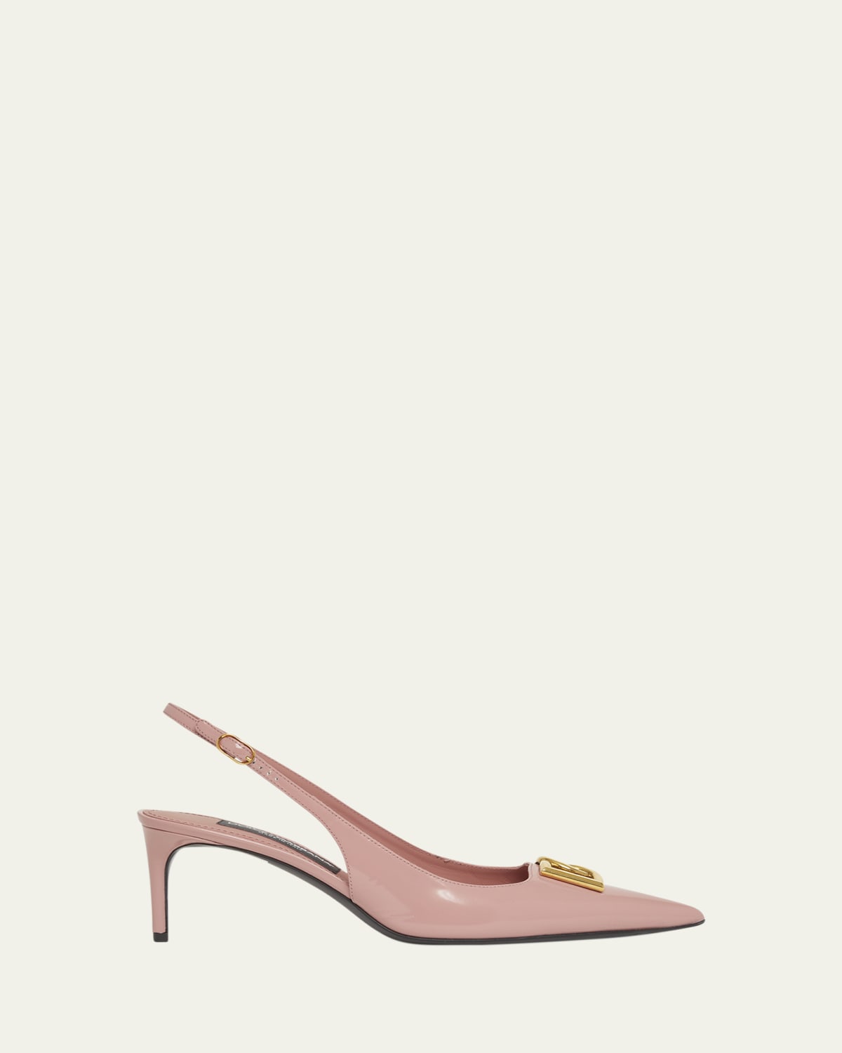 Lucite Mesh Clear-Wedge Slingback Pumps