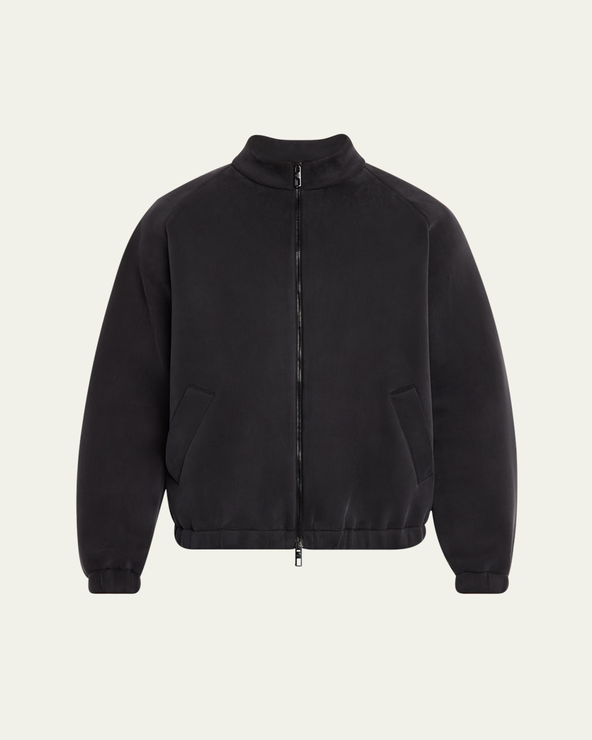 Giorgio Armani Men's Silk Denim Blouson Jacket - Bergdorf Goodman