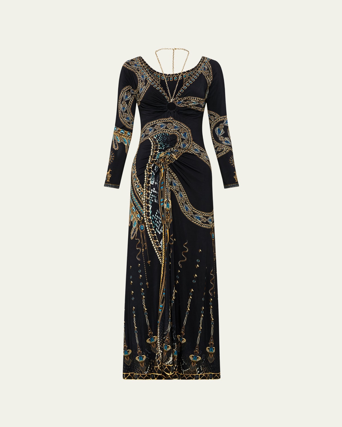 aqua blu australia tiana linen silk maxi dress Aqua Blu Australia Tiana Linen-Silk Maxi Dress