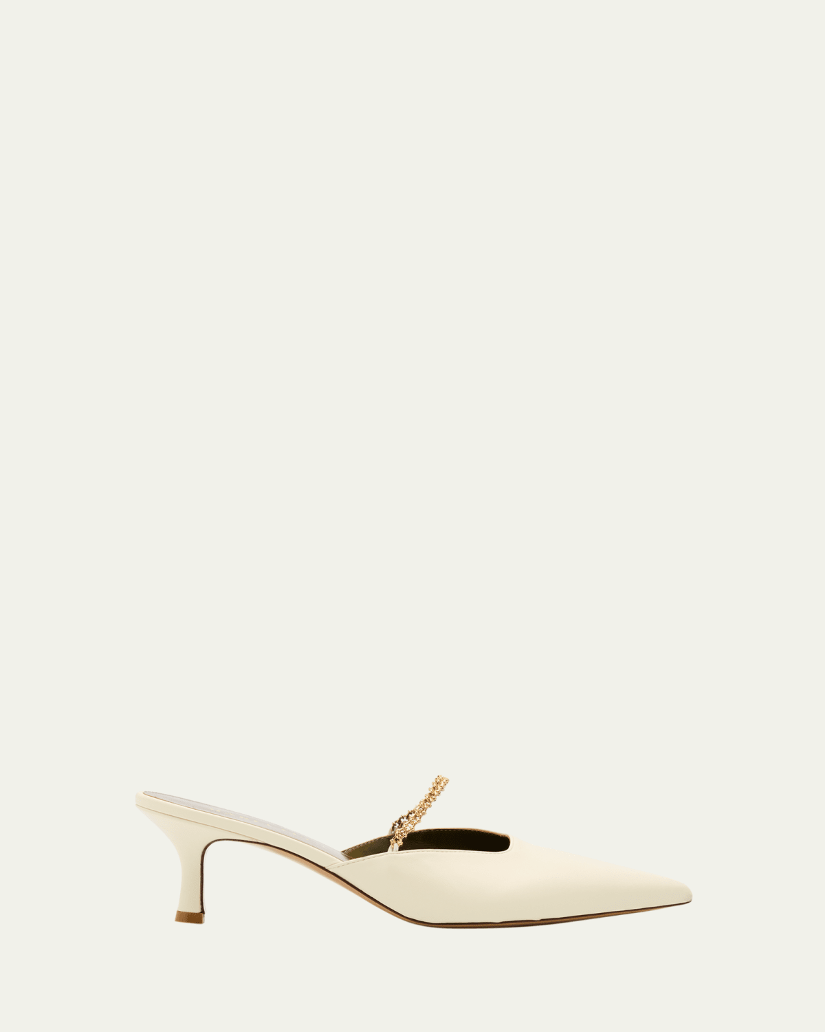 Woven Leather Ballerina Pumps