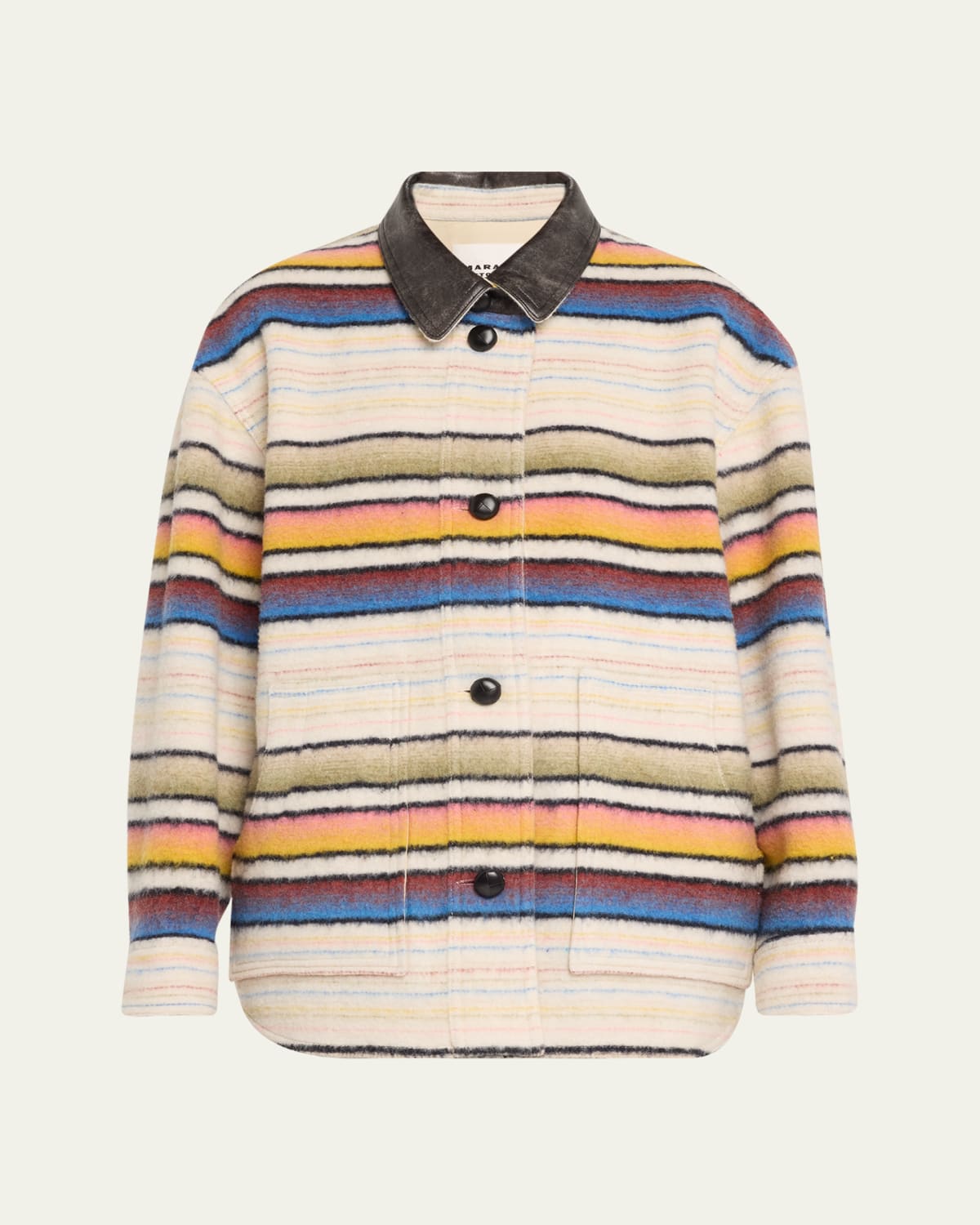 Etoile Isabel Marant Dayvi Stripe Shirt Jacket - Bergdorf