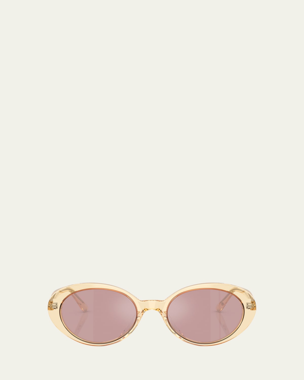 Oliver Peoples Brooktree Oval Acetate Sunglasses Bergdorf Goodman