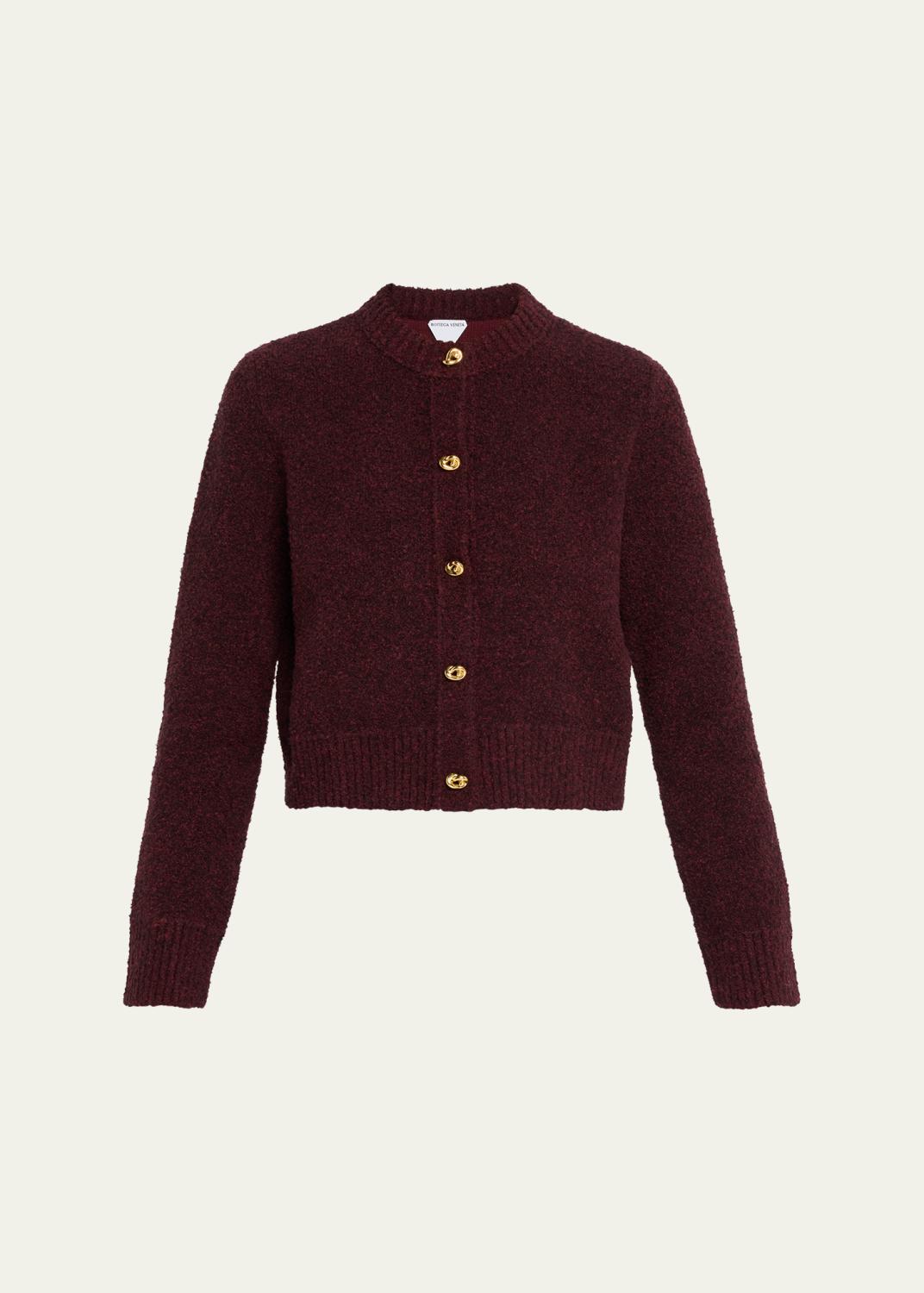 Maison Margiela Two-Toned Knit V-Neck Cardigan - Bergdorf Goodman