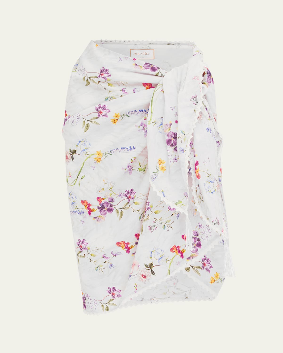 Luna Wisteria Mini Skirt Coverup