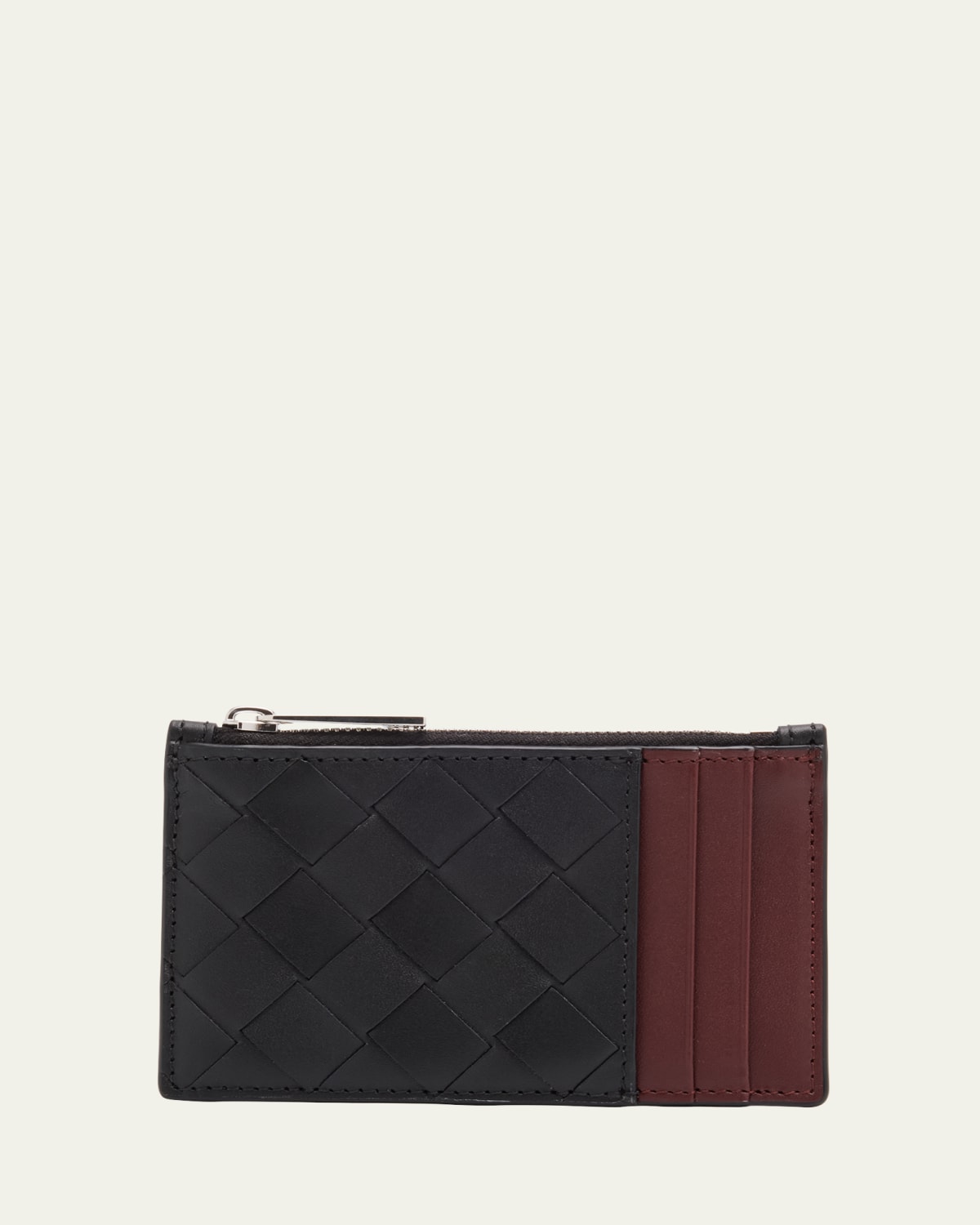Men's Puzzle Calfskin Bifold Card Holder
