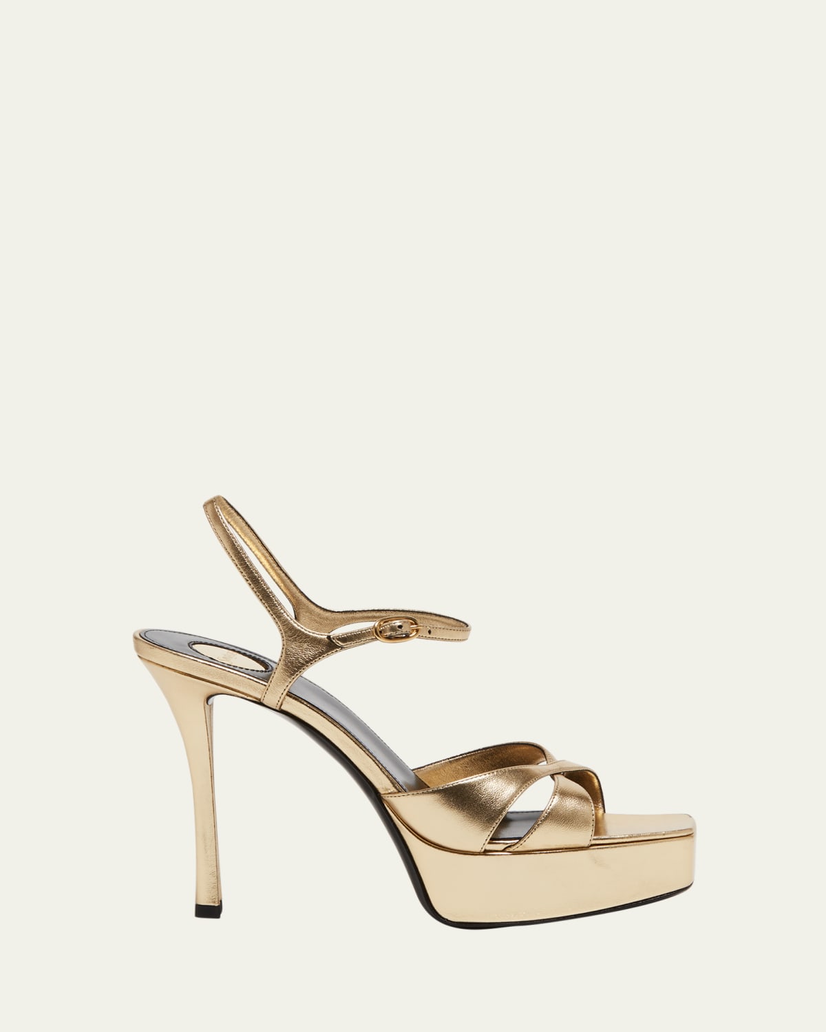 Cassia Silk Red Sole Platform Ballerina Pumps