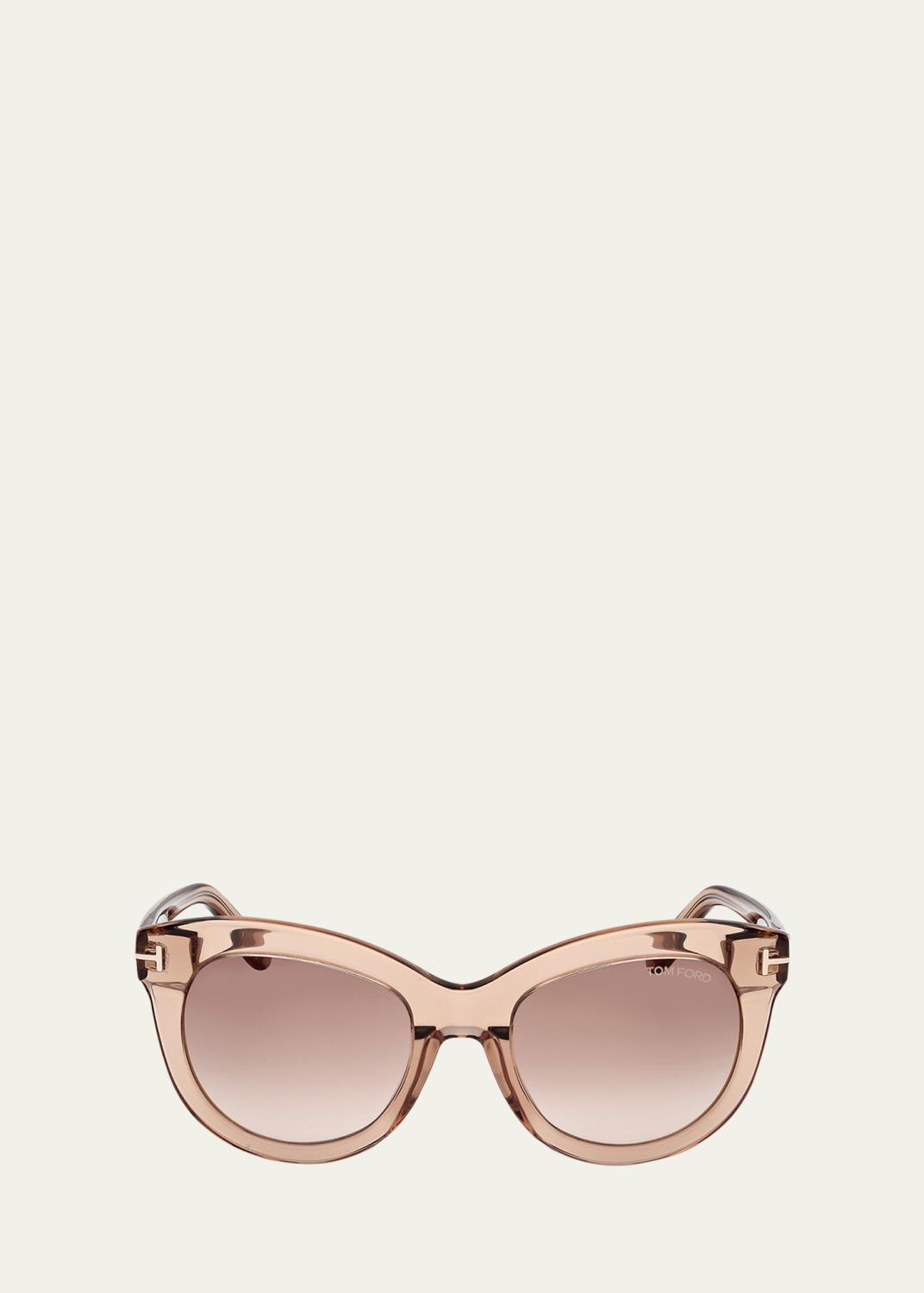 TOM FORD Tortoise Square Acetate Sunglasses - Bergdorf Goodman