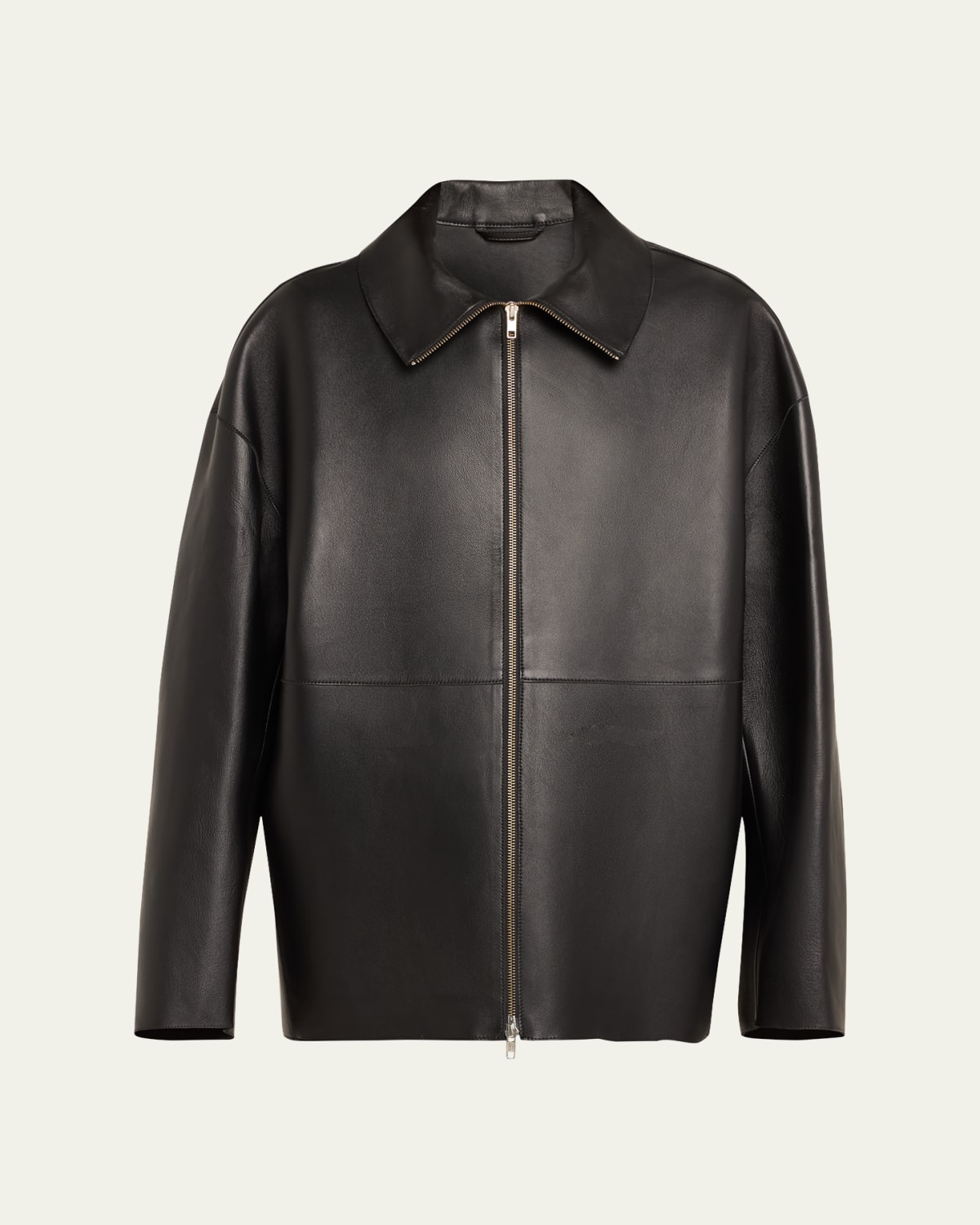 Loulou De Saison Atalia Paneled Leather Coat - Bergdorf Goodman