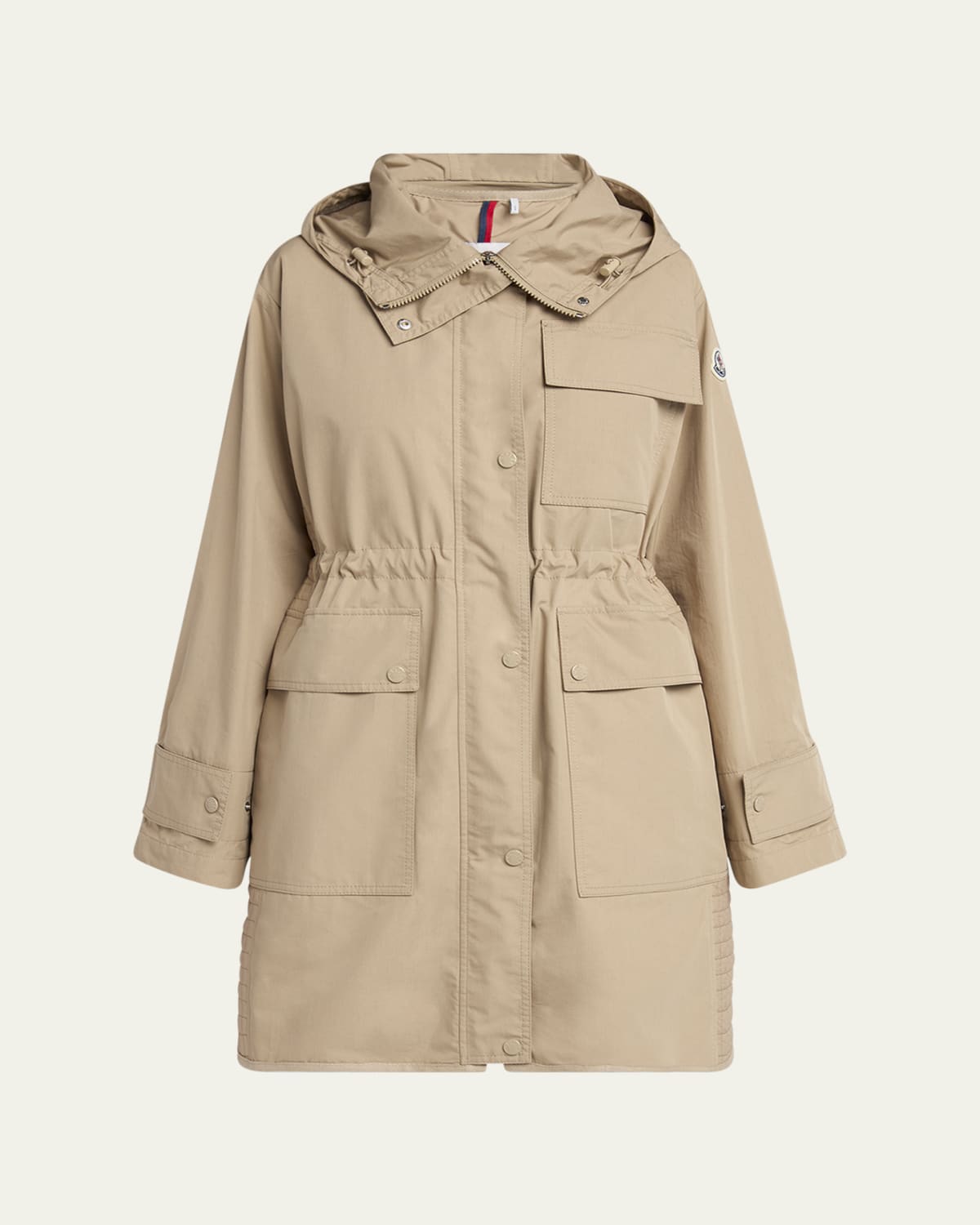 Moncler Guethary Reversible Flower-Print Long Parka Moncler Guethary Reversible Flower-Print Long Parka