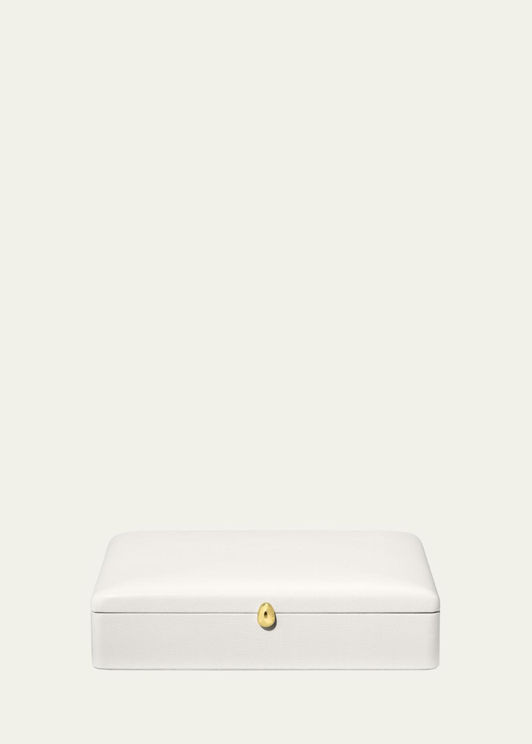AERIN Classic Croc Leather Small Box - Bergdorf Goodman