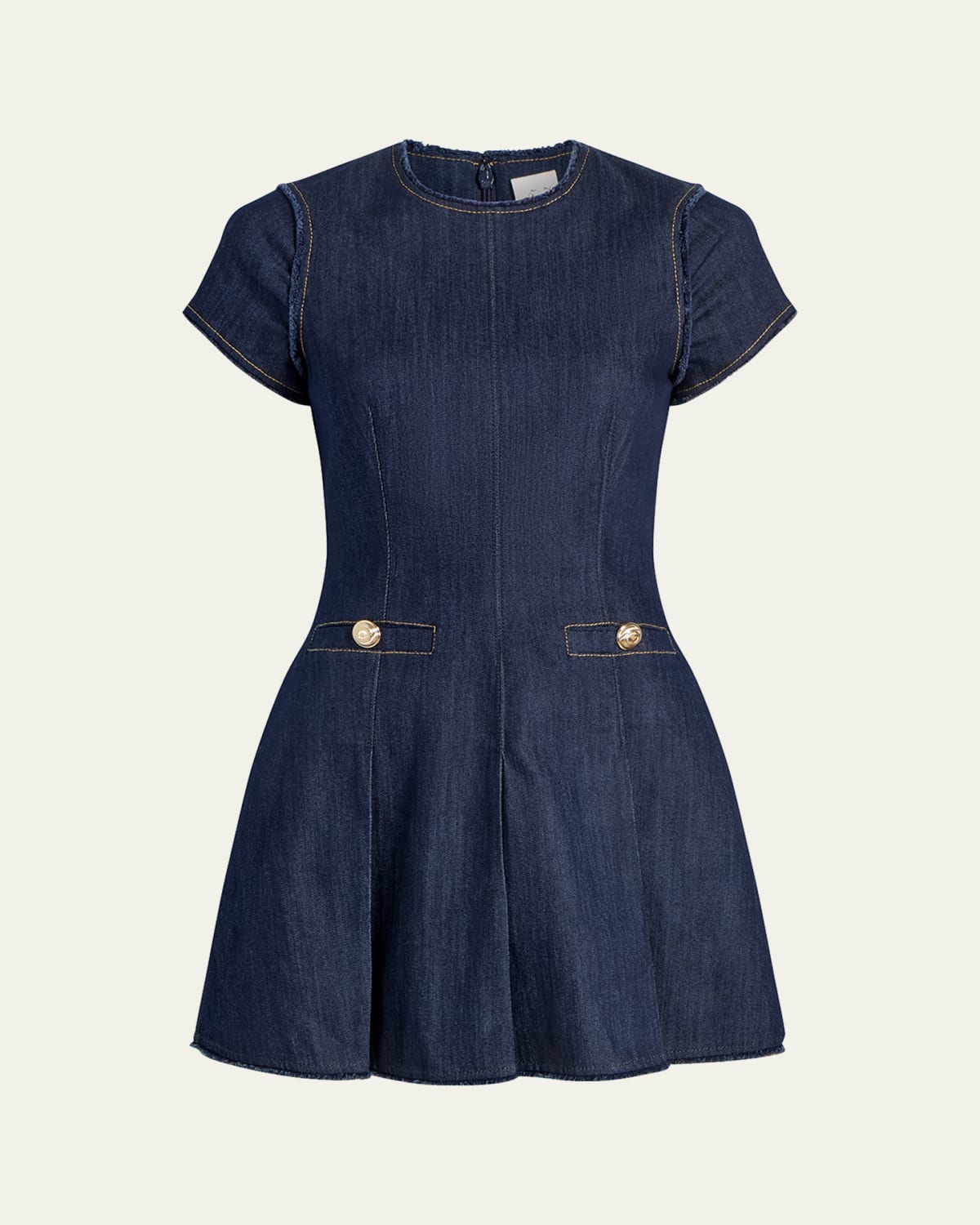 Cinq a Sept Cezanne Belted Denim Midi Dress - Bergdorf Goodman