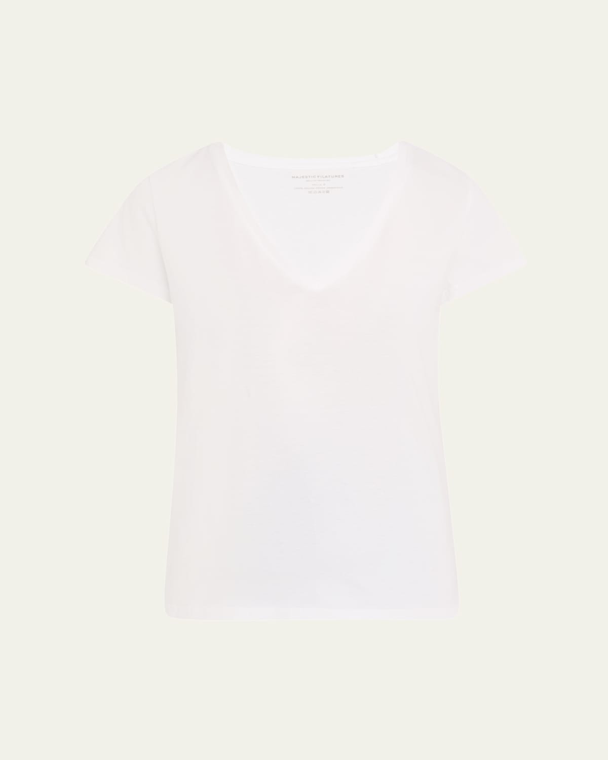 Short-Sleeve Sculptural Waisted Top