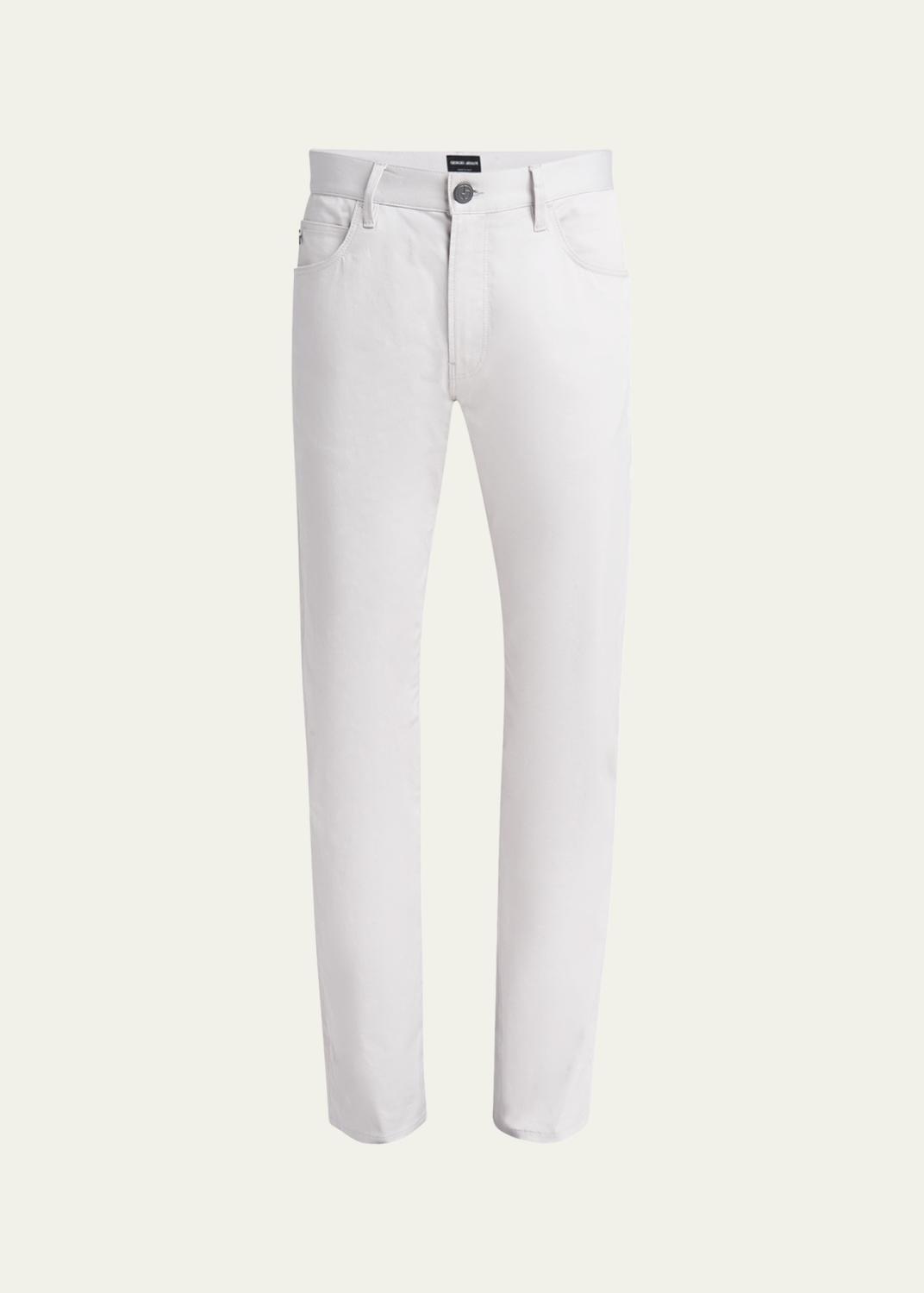 Giorgio Armani Men's Hemp Pleated Wide-Leg Pants - Bergdorf Goodman