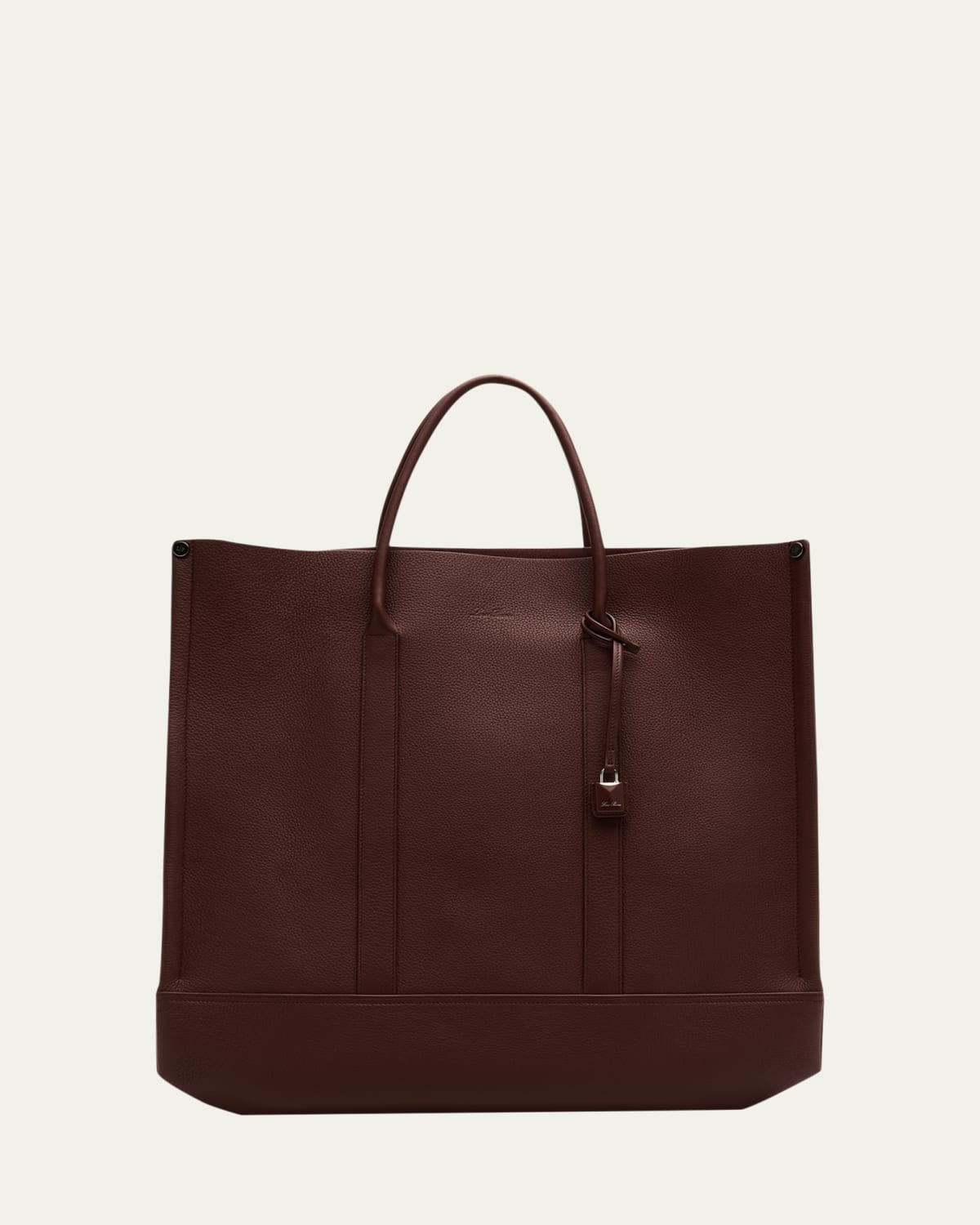 Loro Piana Men's L30 Extra Backpack in Wool and Leather - Bergdorf