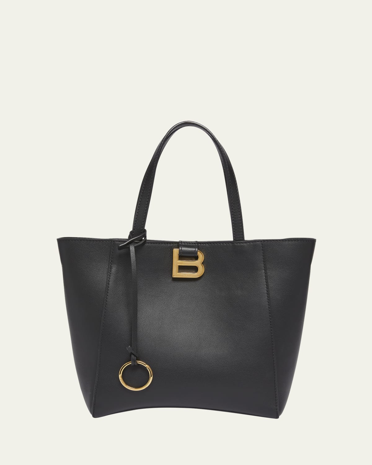 Balenciaga Barbes Graffiti-Print Lambskin Tote Bag