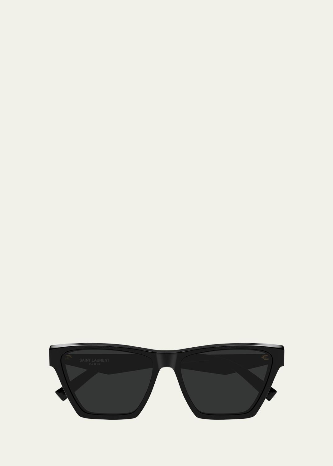 Saint Laurent Mica 53mm Acetate Cat-Eye Sunglasses 