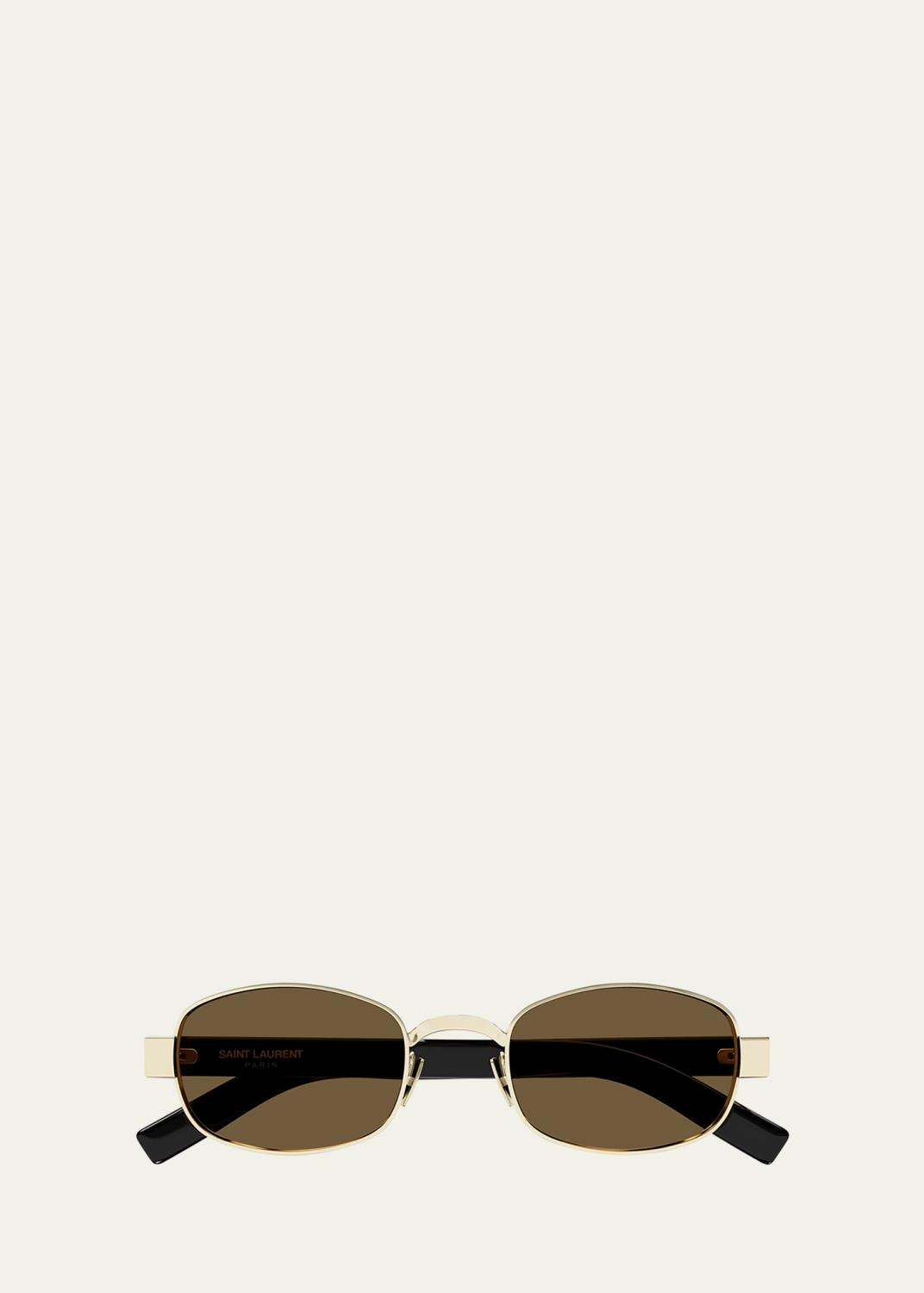 Saint Laurent 51mm Acetate Oval Sunglasses - Bergdorf Goodman