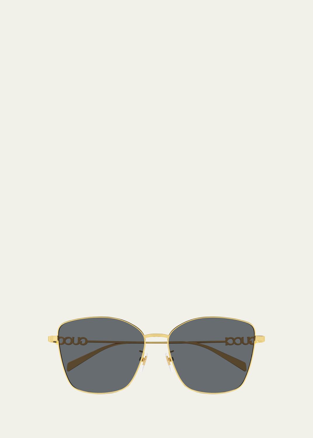 Gucci Oversized Oval GG Sunglasses - Bergdorf Goodman