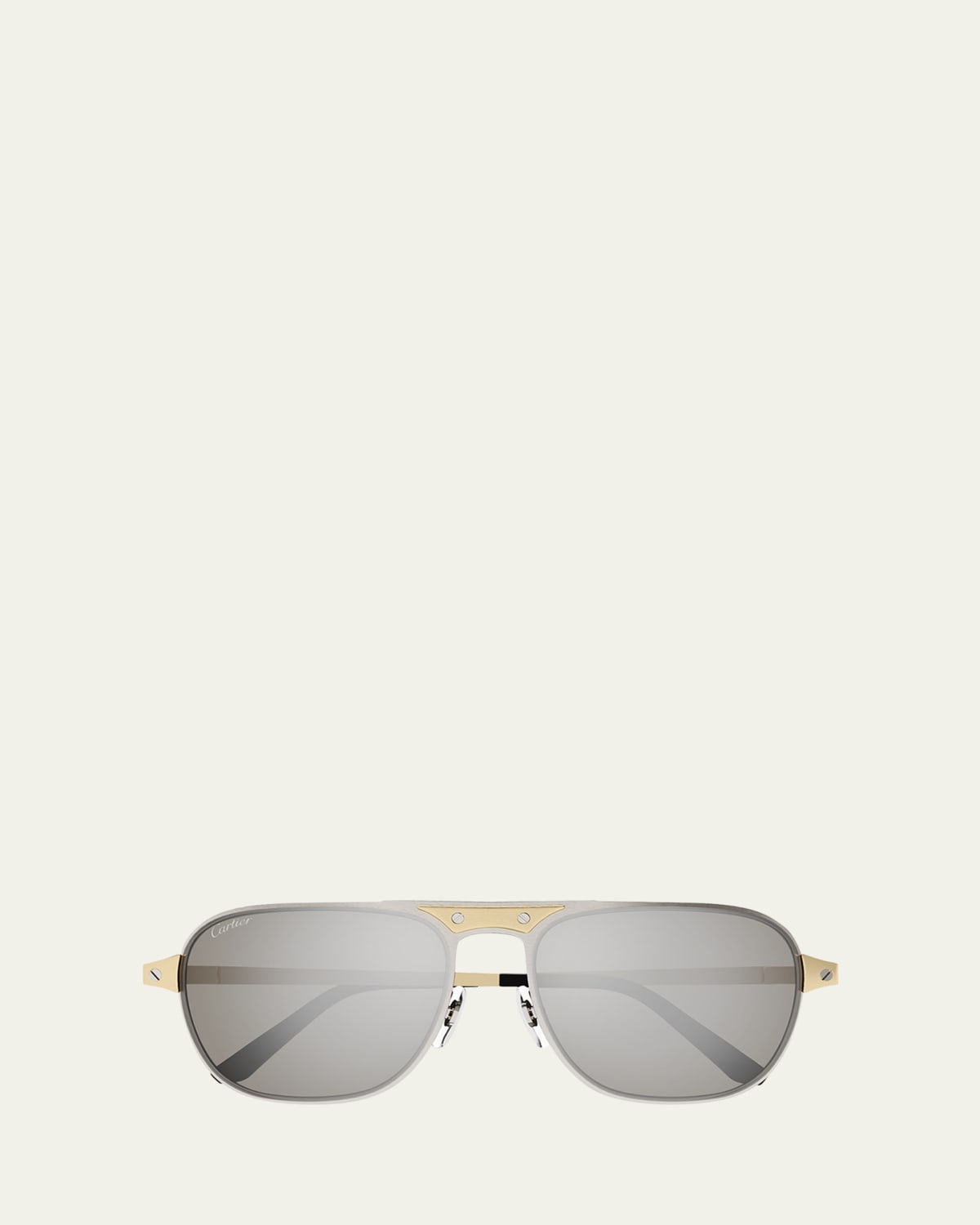 Men's CT0271Sm Rimless Rectangle Sunglasses