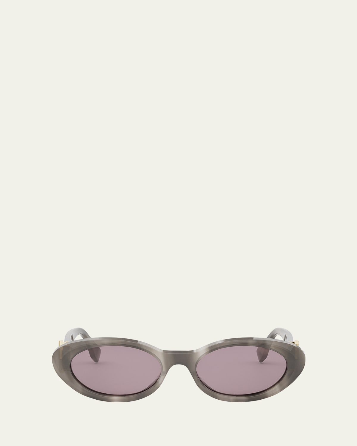 Celine Triomphe Acetate Oval Sunglasses - Bergdorf Goodman
