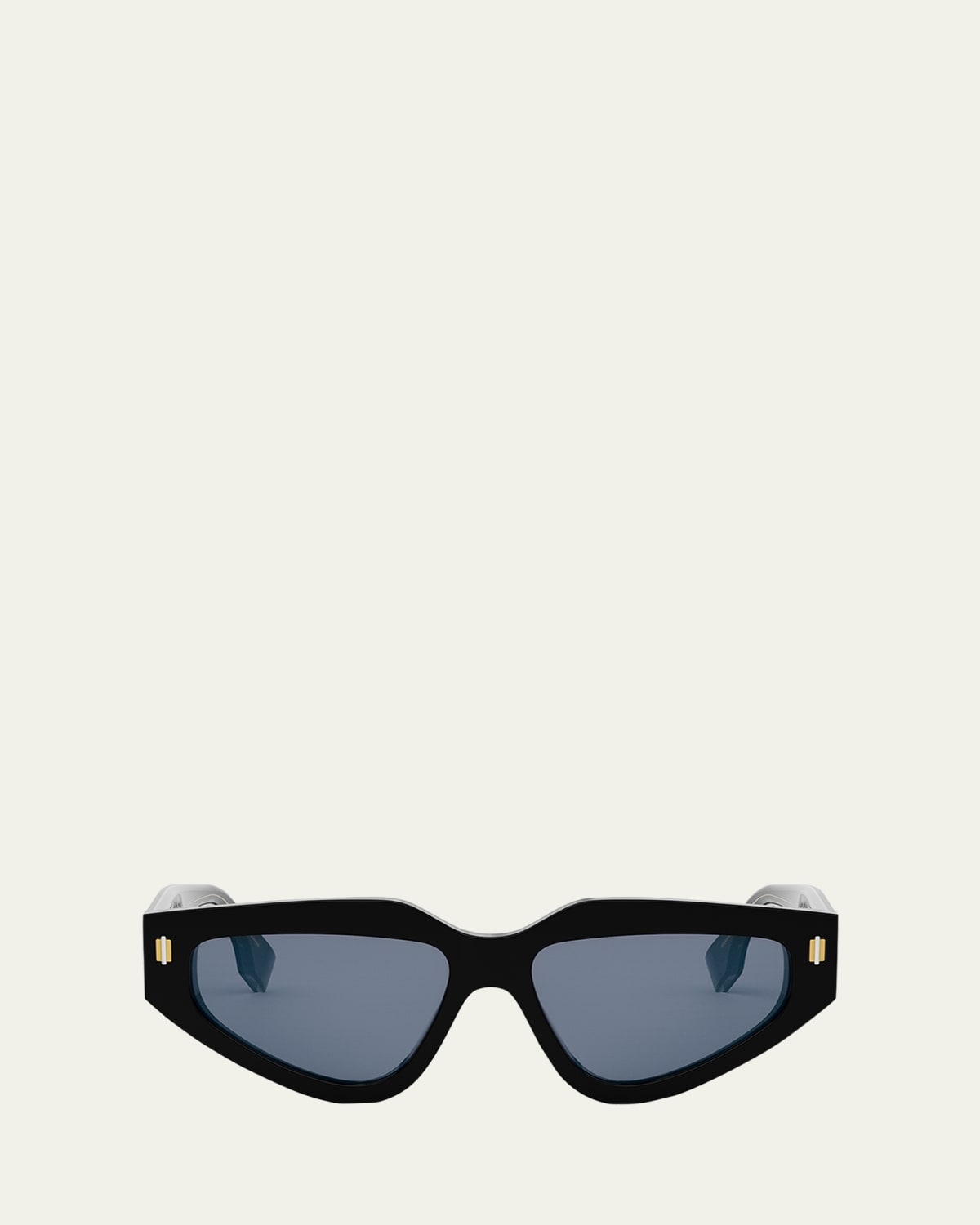 Fendi Oversized Rimless Square Metal & Nylon Sunglasses - Bergdorf