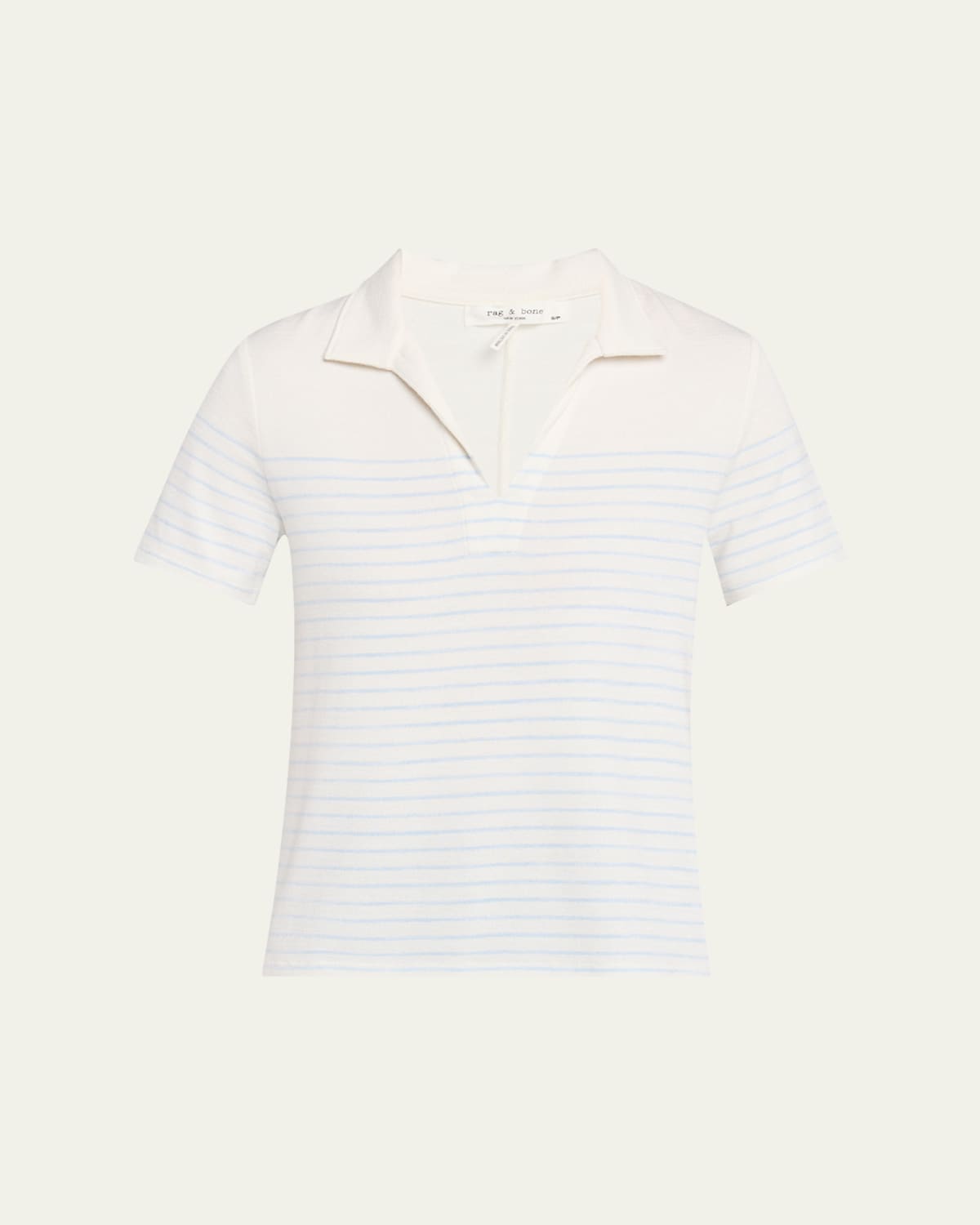 Short-Sleeve Sculptural Waisted Top