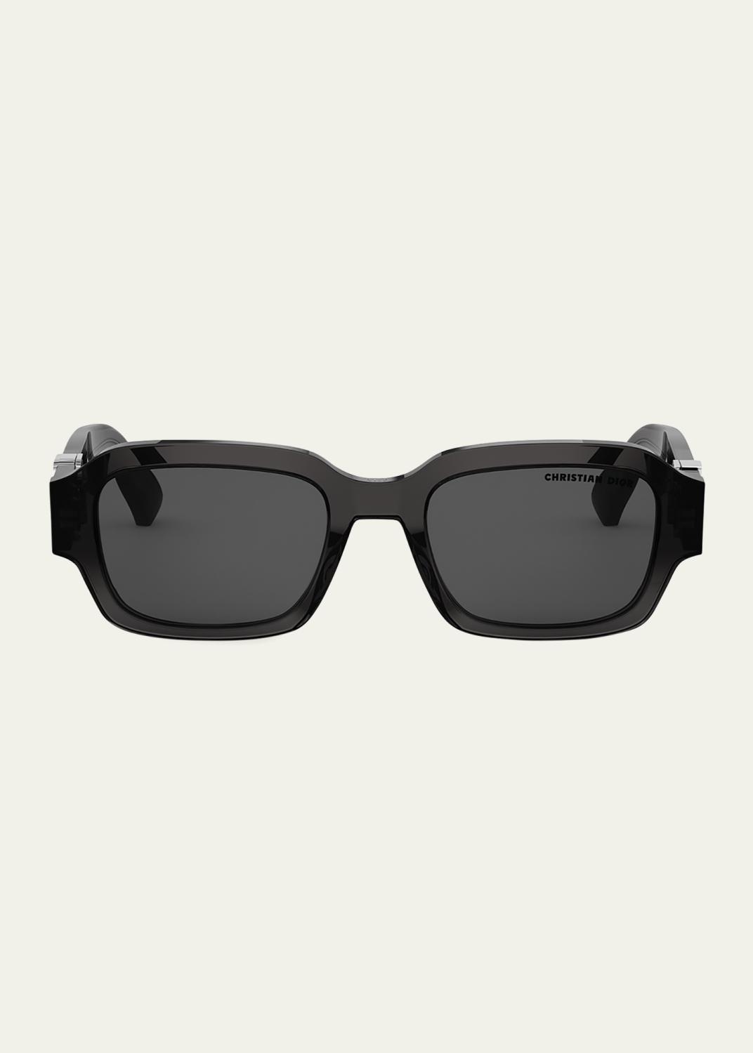 Thom Browne Men's Acetate and Titanium Oval Sunglasses - Bergdorf Goodman