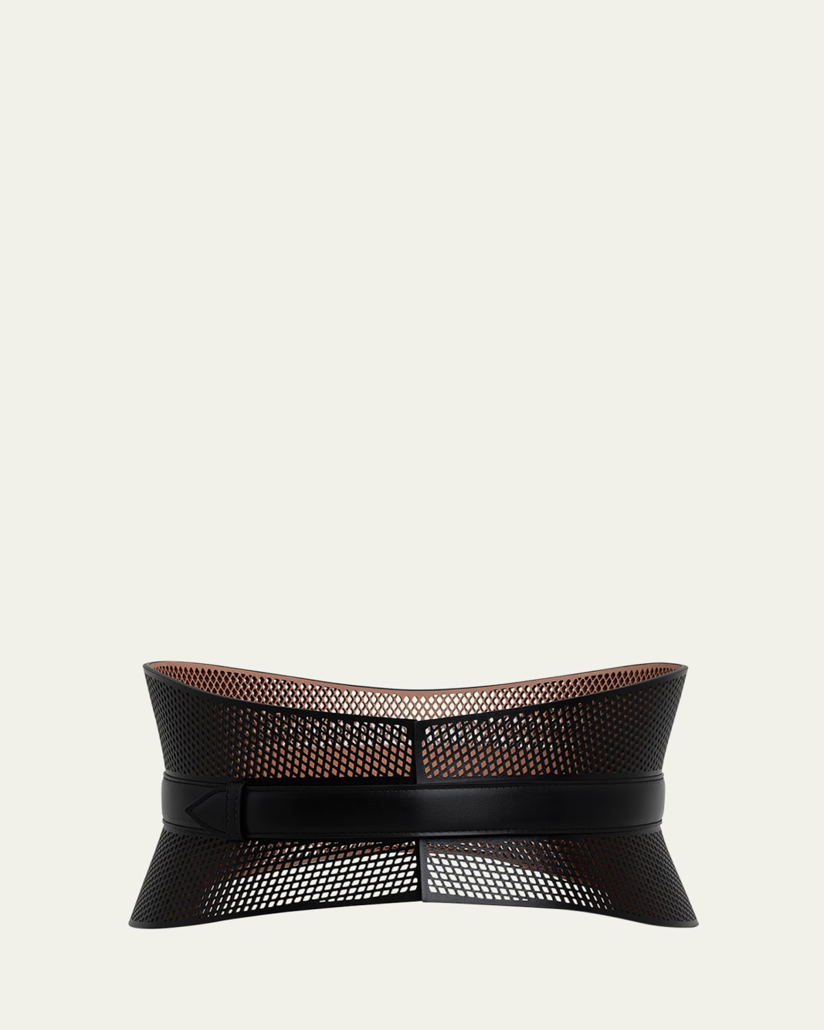 ALAIA Open Fringe Leather Belt - Bergdorf Goodman