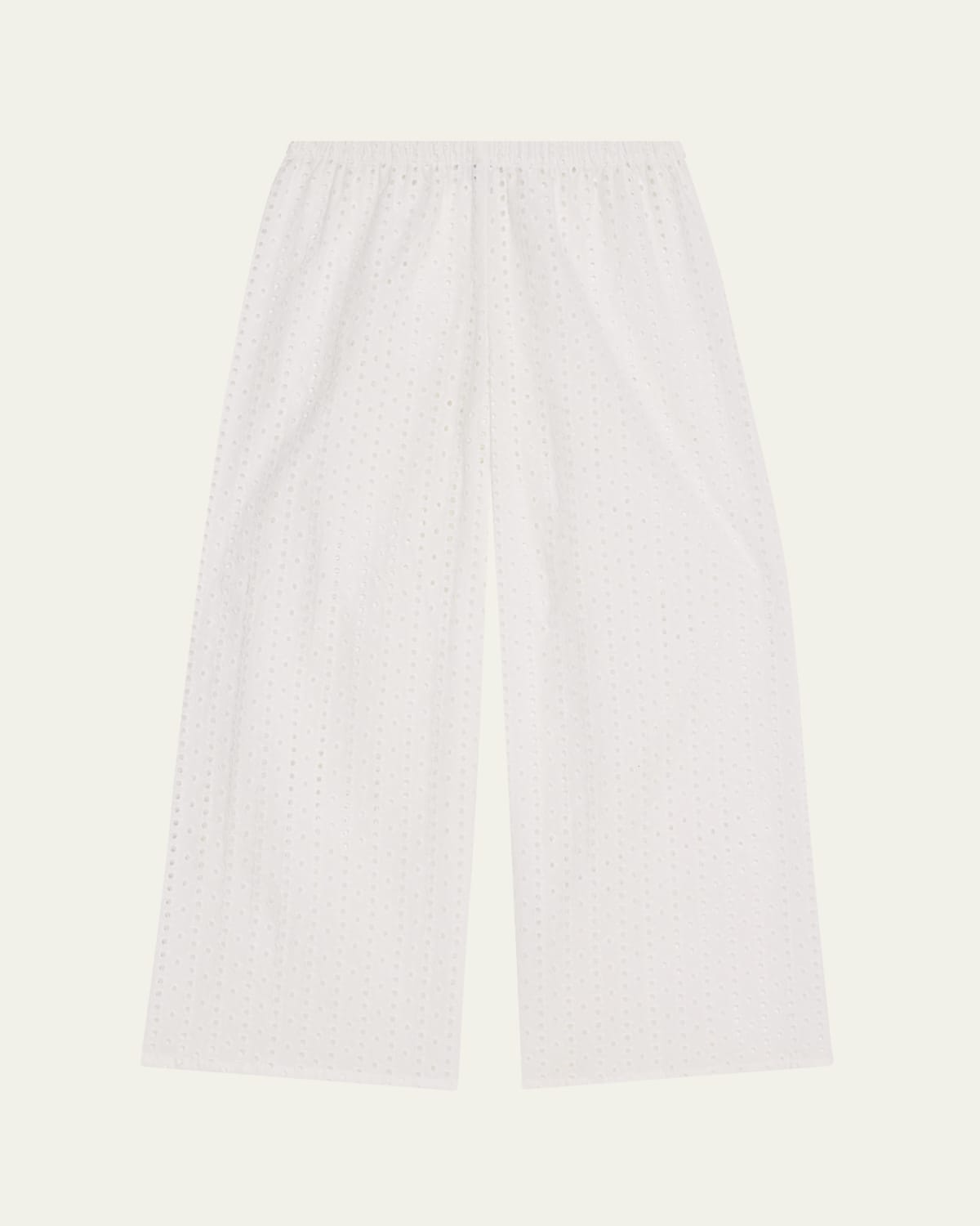 Seine Wide-Leg Cashmere Drawstring Pants