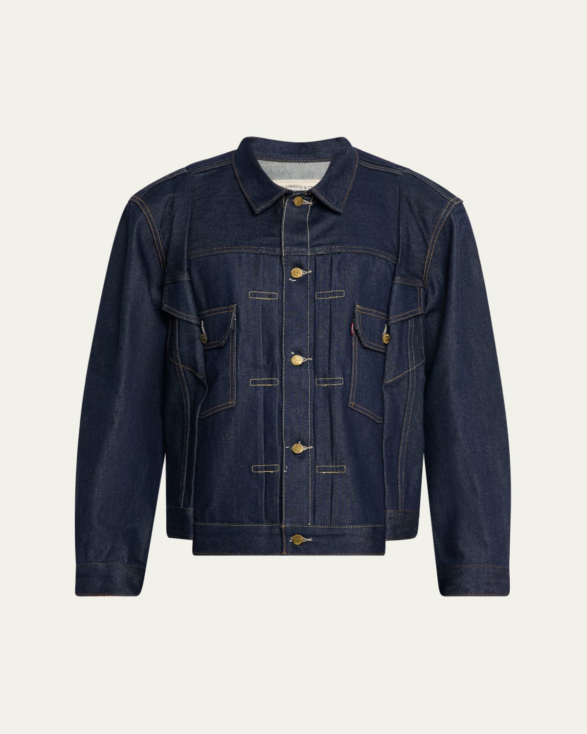 ジャケット・アウター Levi's sacai Men's Denim Jacket 3 Levi's® X Sacai Men's Denim Jacket - Dark Wash | Levi's® US