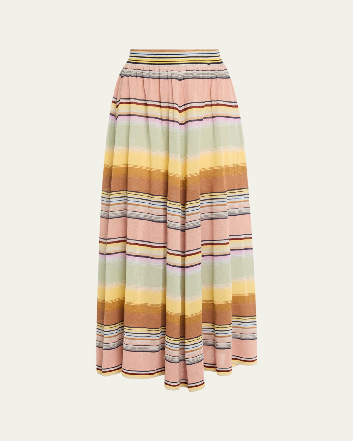 Rolande Maxi Chiffon Silk Skirt