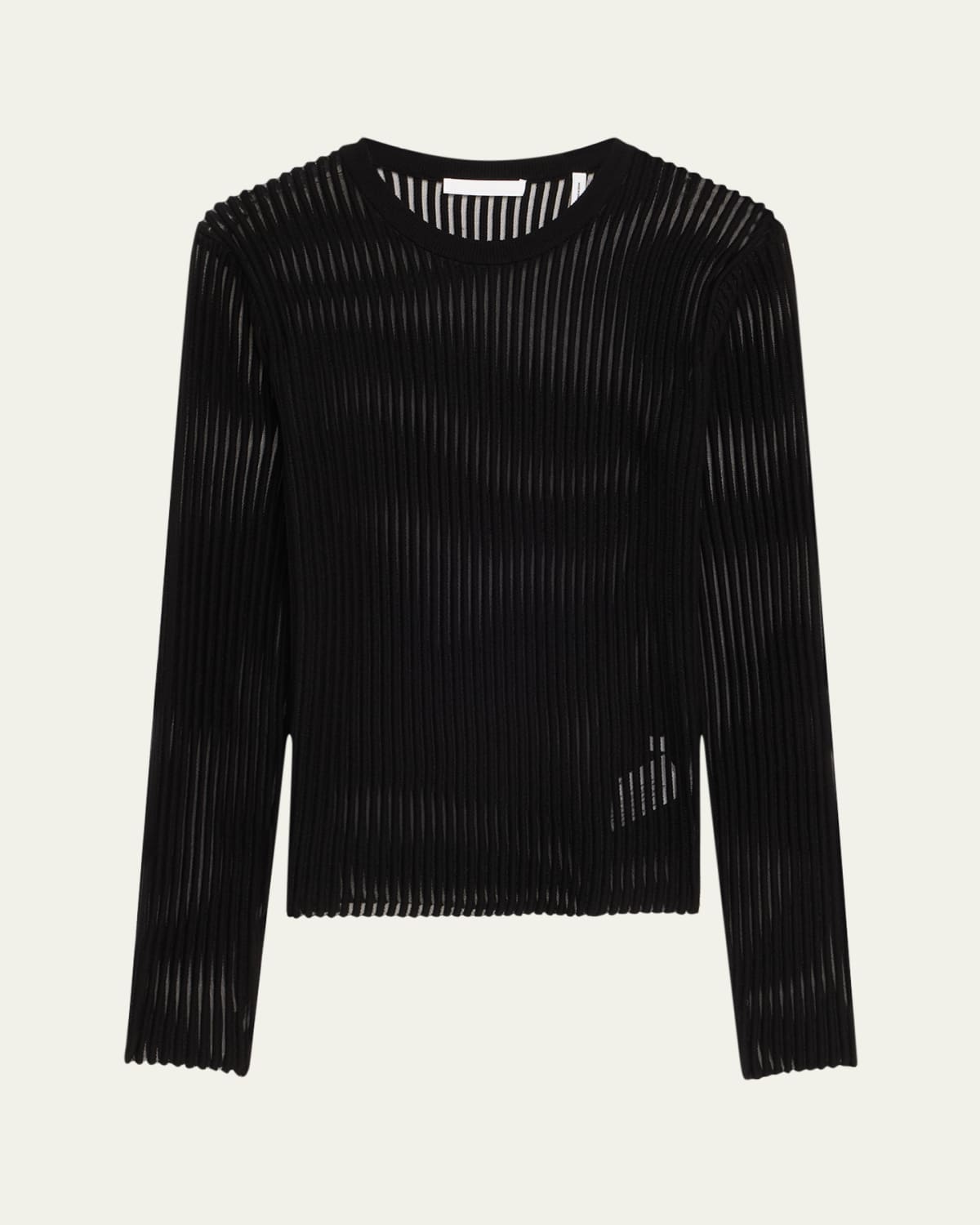 Long Sleeve Mini Rib Top