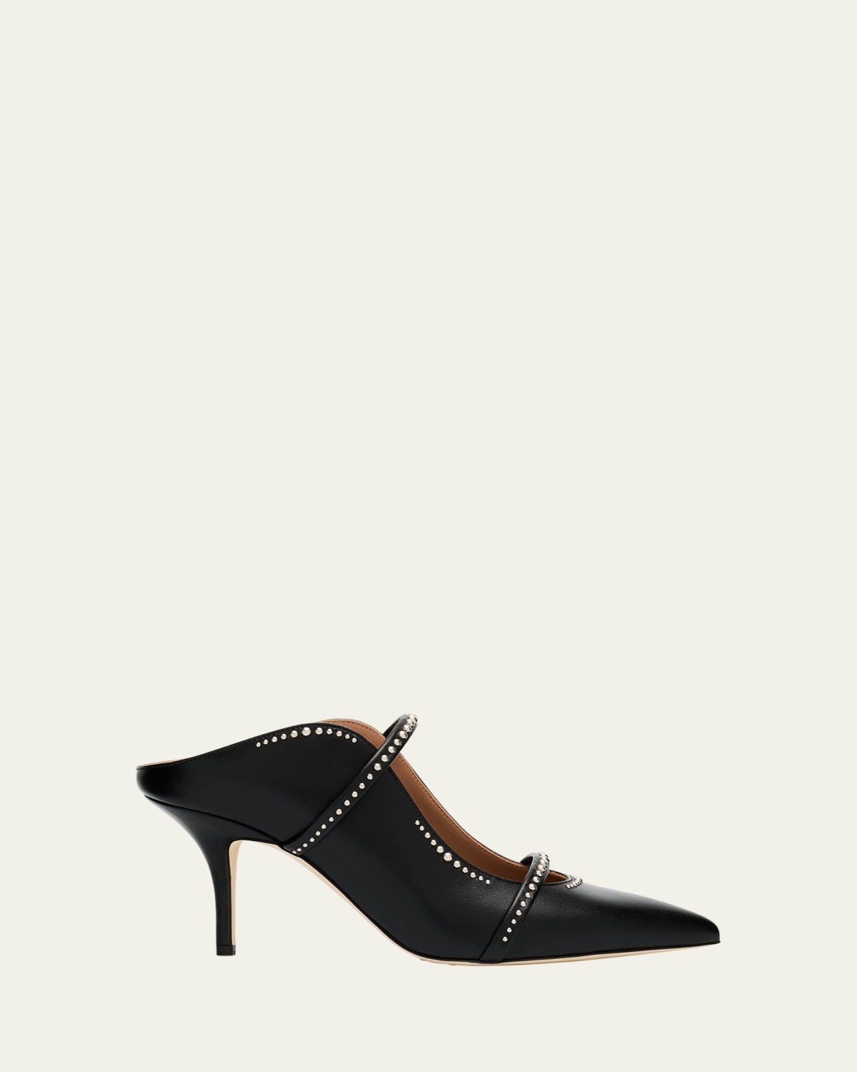 Maureen Polka Dot Double-Strap Mules