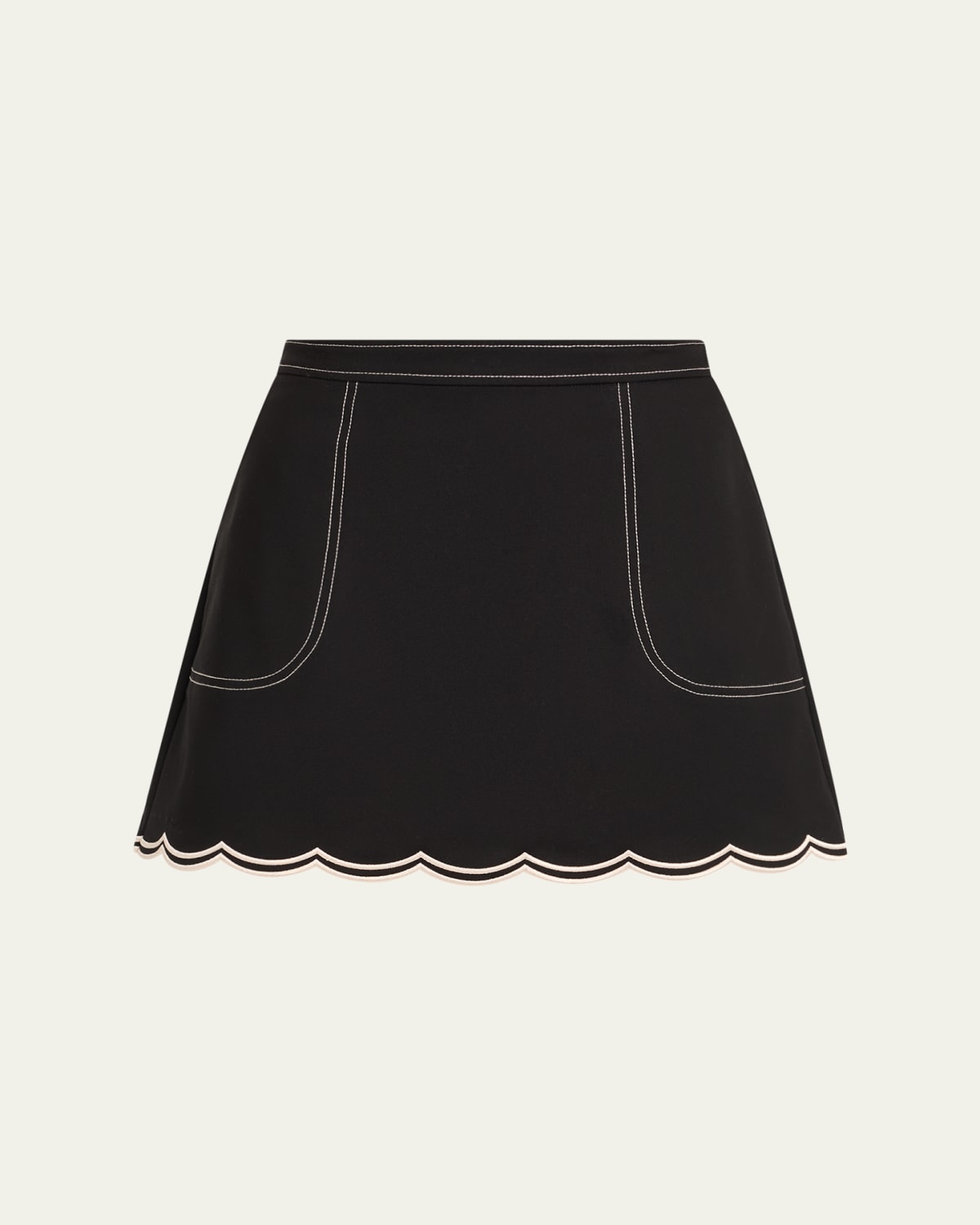 Milly Laura Floral & Geometric Lace Mini Skirt - Bergdorf Goodman