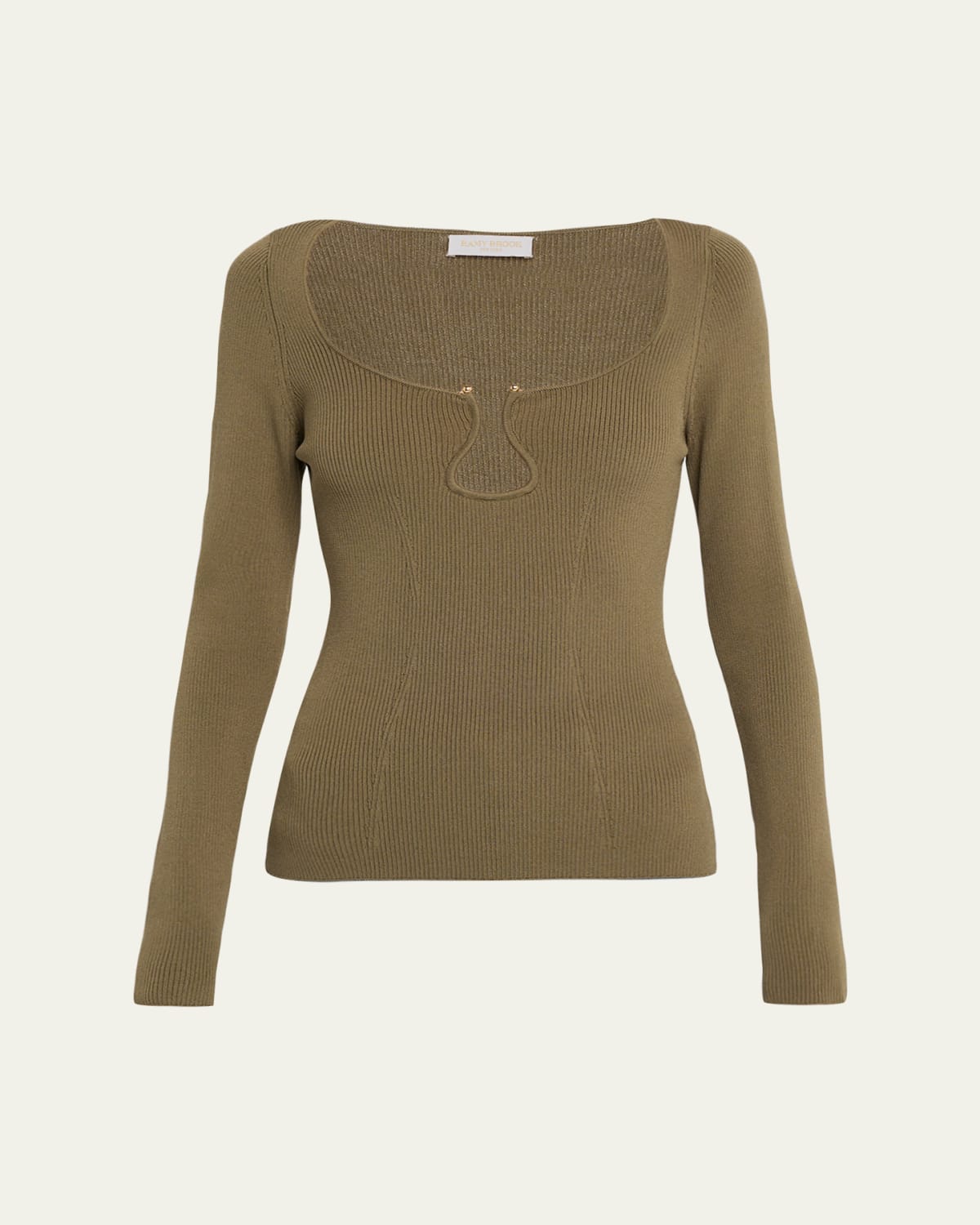 Ulla Johnson Laurenza Ric-Rac Trim Long-Sleeve Peasant Blouse