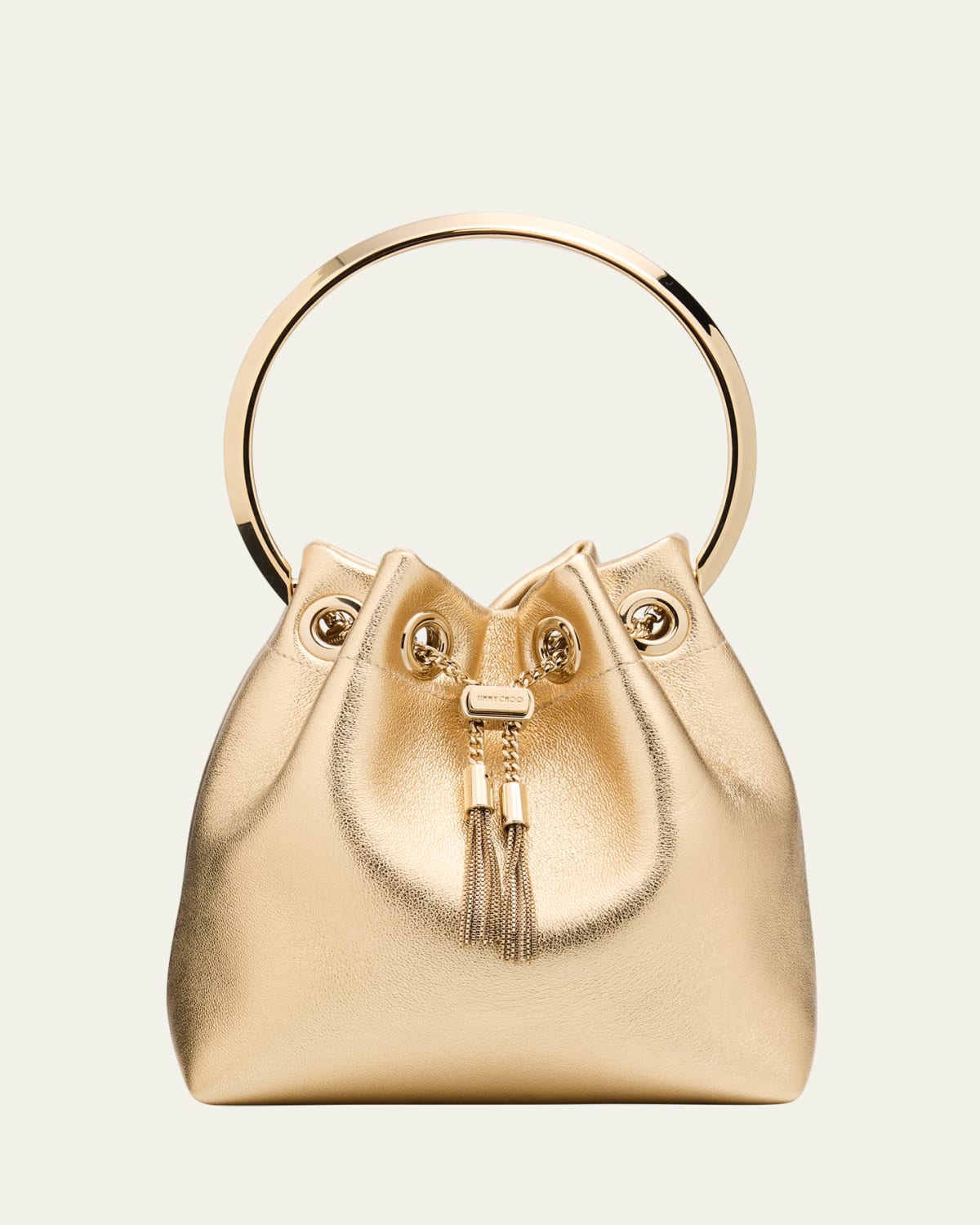 【Jimmy Choo】Bon Bon SOFT SHINY CALF バケットバッグ Jimmy Choo】Bon Bon SOFT SHINY CALF バケットバッグ ハンドバッグ