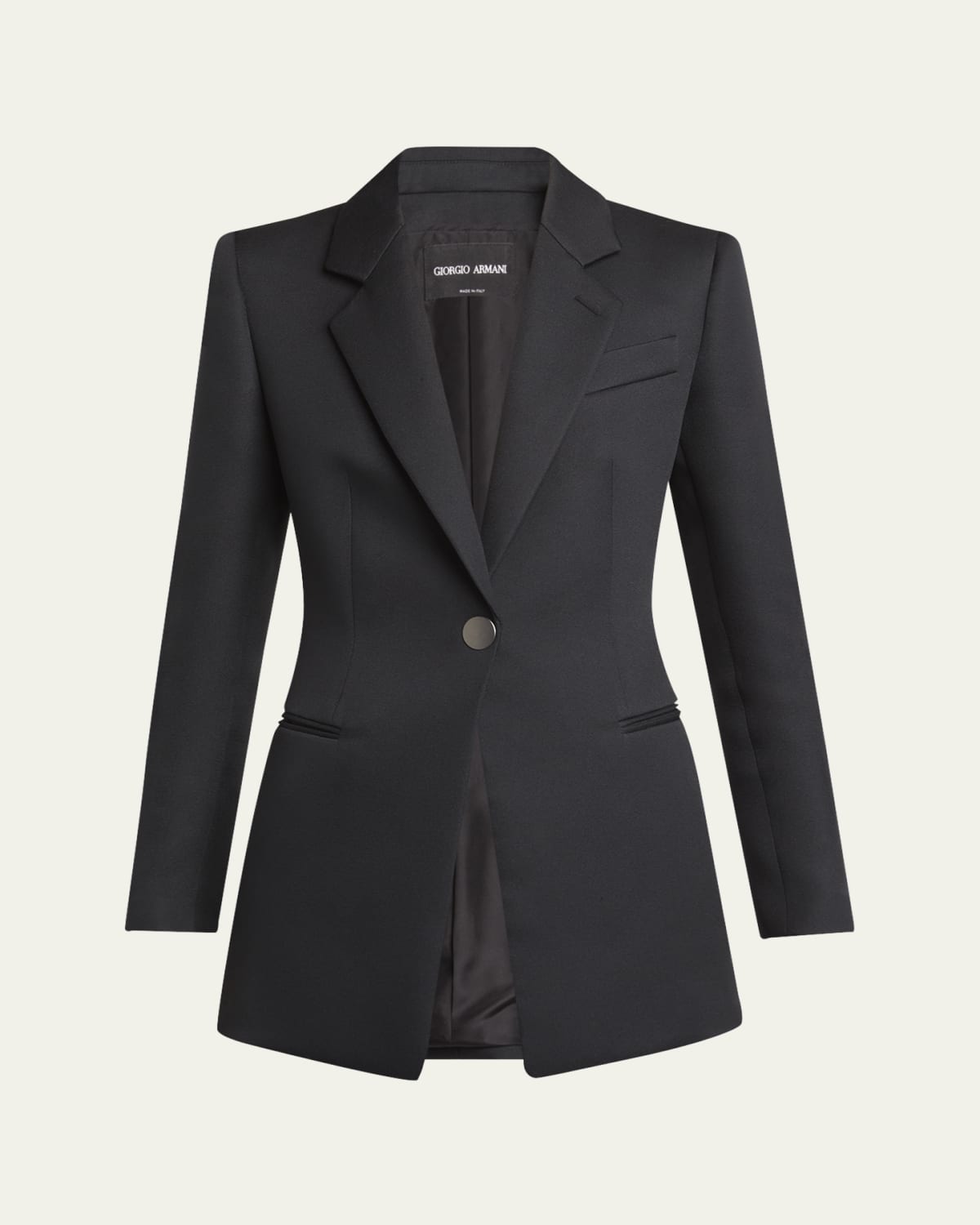 Gabriela Hearst Leiva Herringbone Single-Breasted Blazer