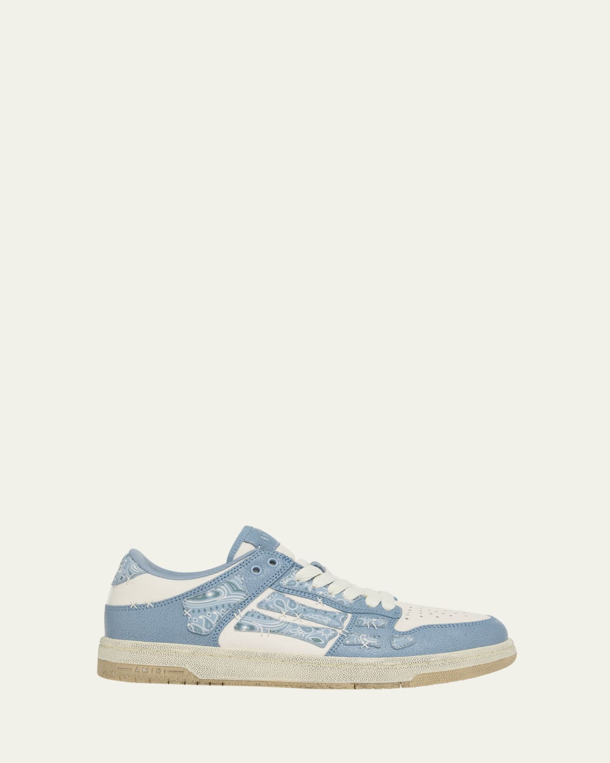 Men's MA-1 Leather & Mesh Low-Top Sneakers