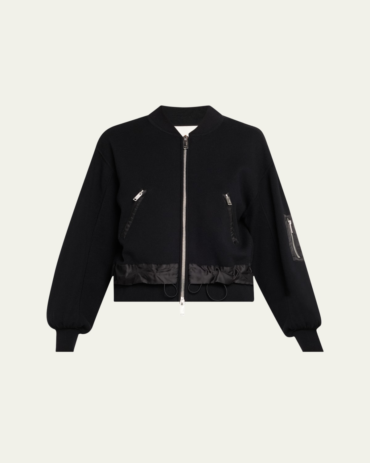 3.1 Phillip Lim Asymmetric Sport Jacket with Ripstop Panels